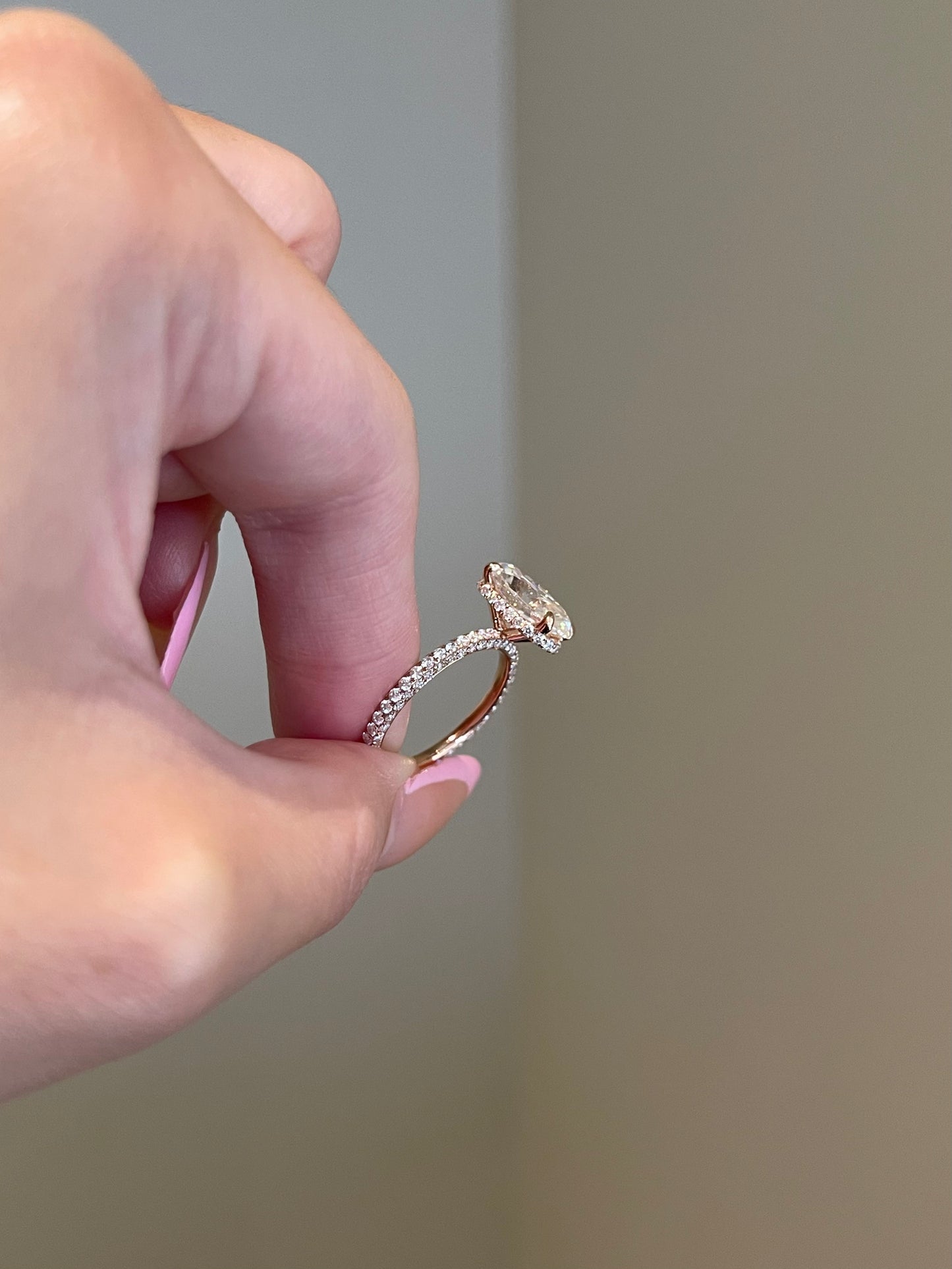 The SHY Signature Ring, 3.5 Carat, Oval, Brilliant