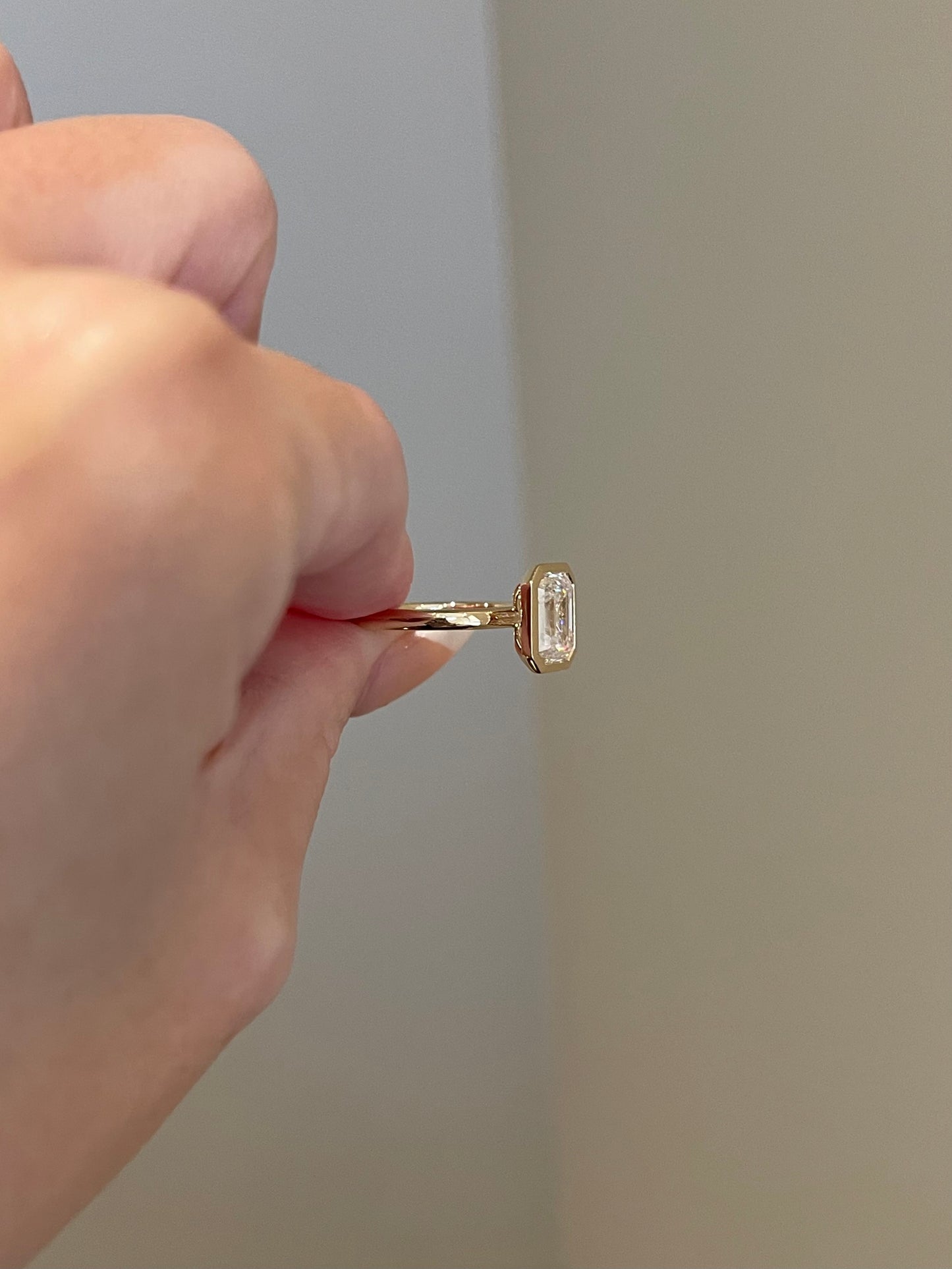 The Hanna Ring, 3 Carat, Emerald, Step Cut