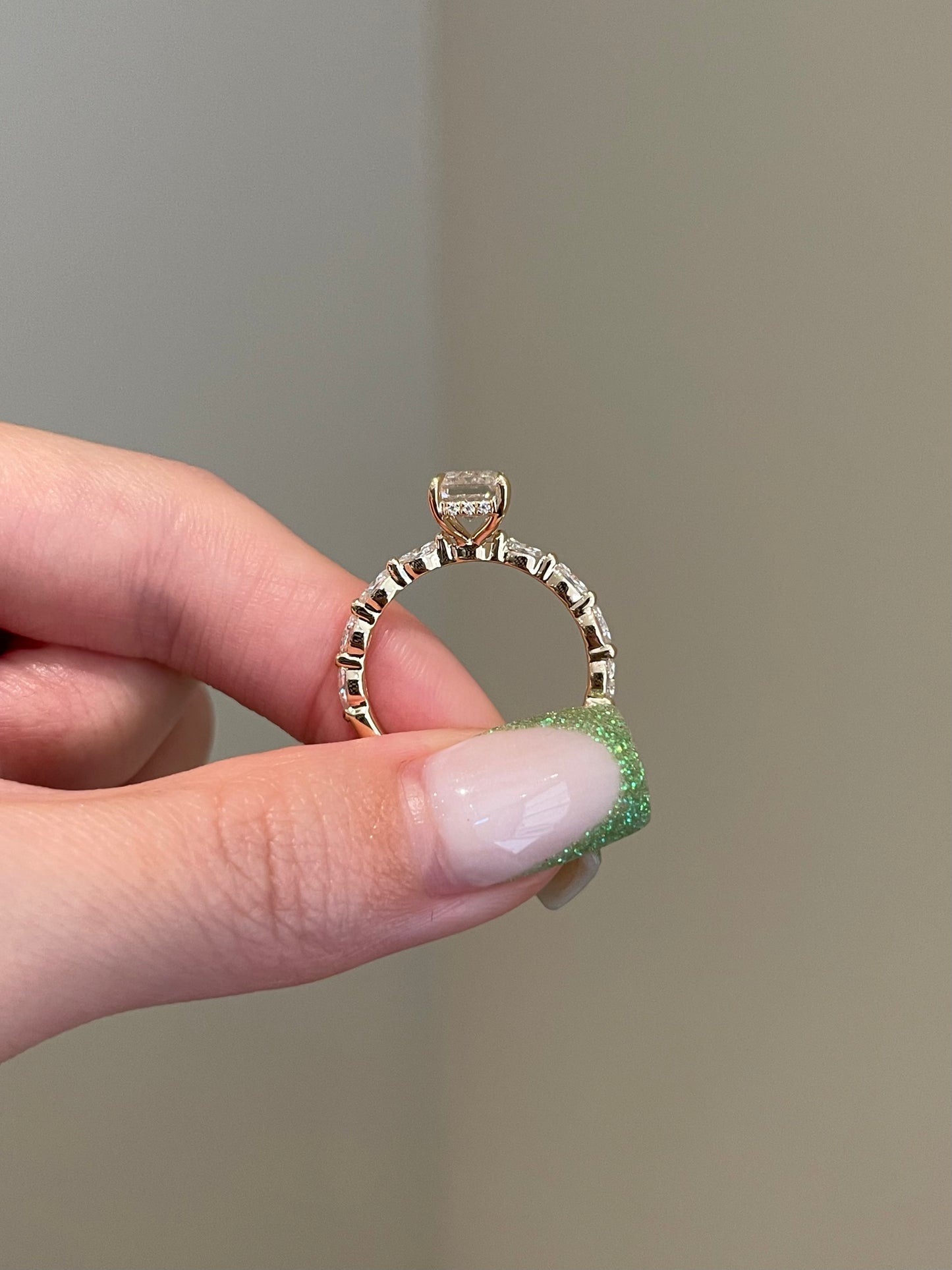 The Nova Ring, 2.5 Carat, Emerald, Step Cut