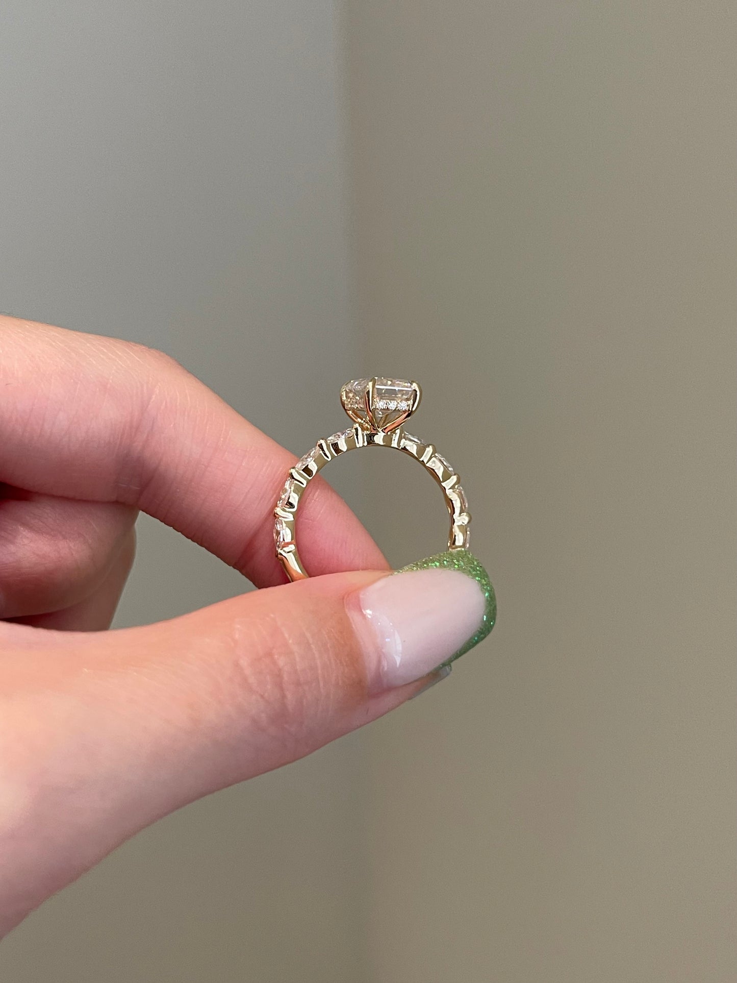 The Nova Ring, 2.5 Carat, Emerald, Step Cut