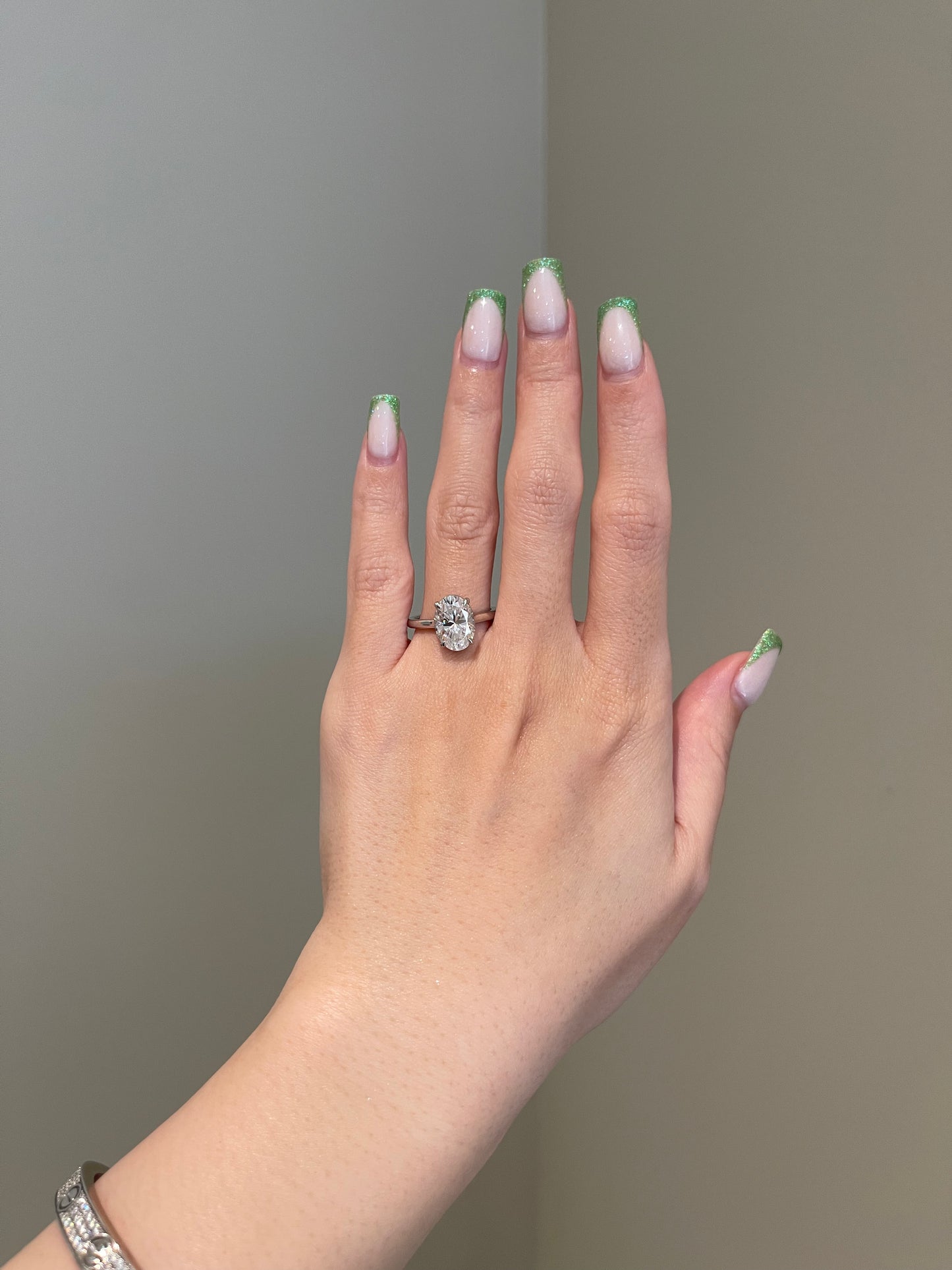 The Savannah Ring, 3.5 Carat, Oval, Brilliant