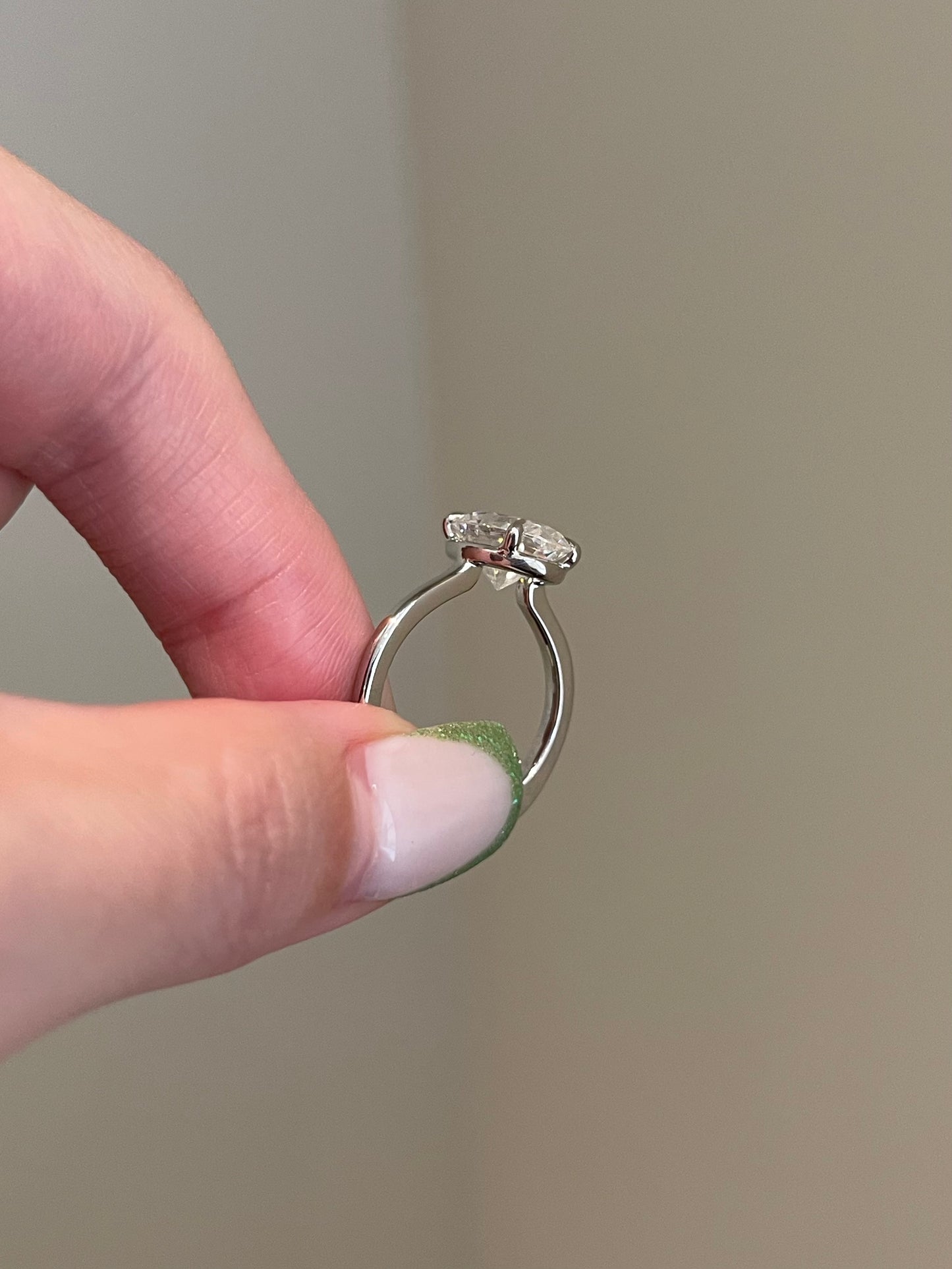 The Savannah Ring, 3.5 Carat, Oval, Brilliant