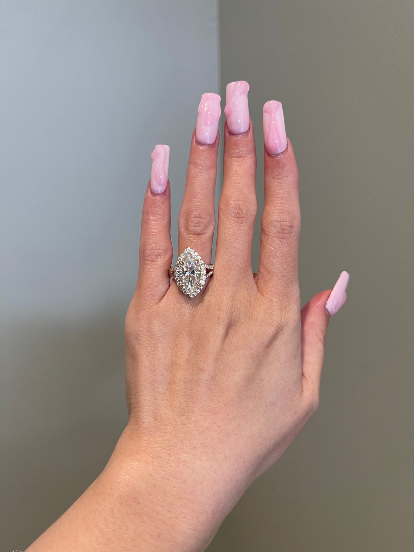 The SHY Signature Ring, 5 Carat, Marquise, Brilliant