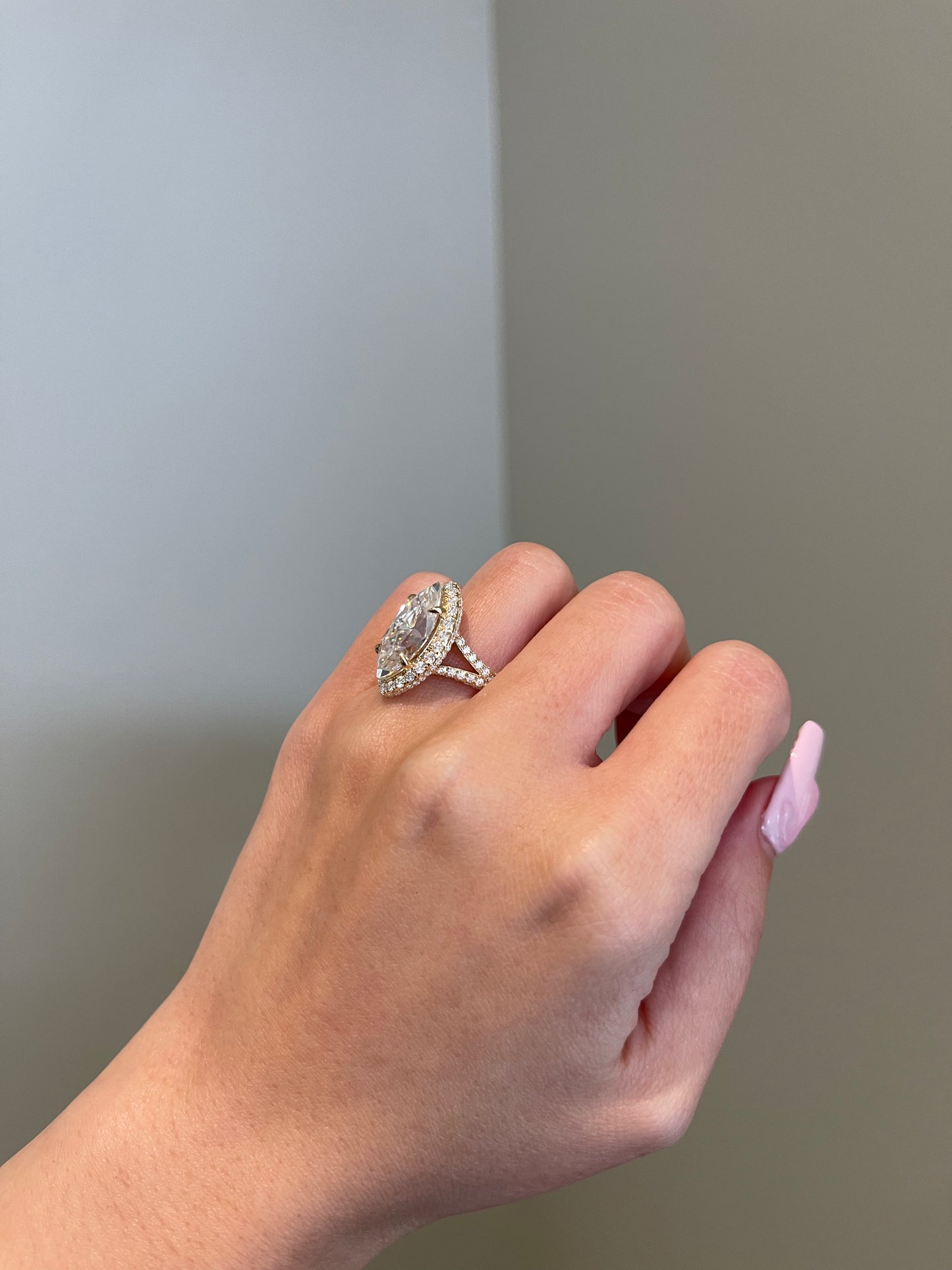 The SHY Signature Ring, 5 Carat, Marquise, Brilliant