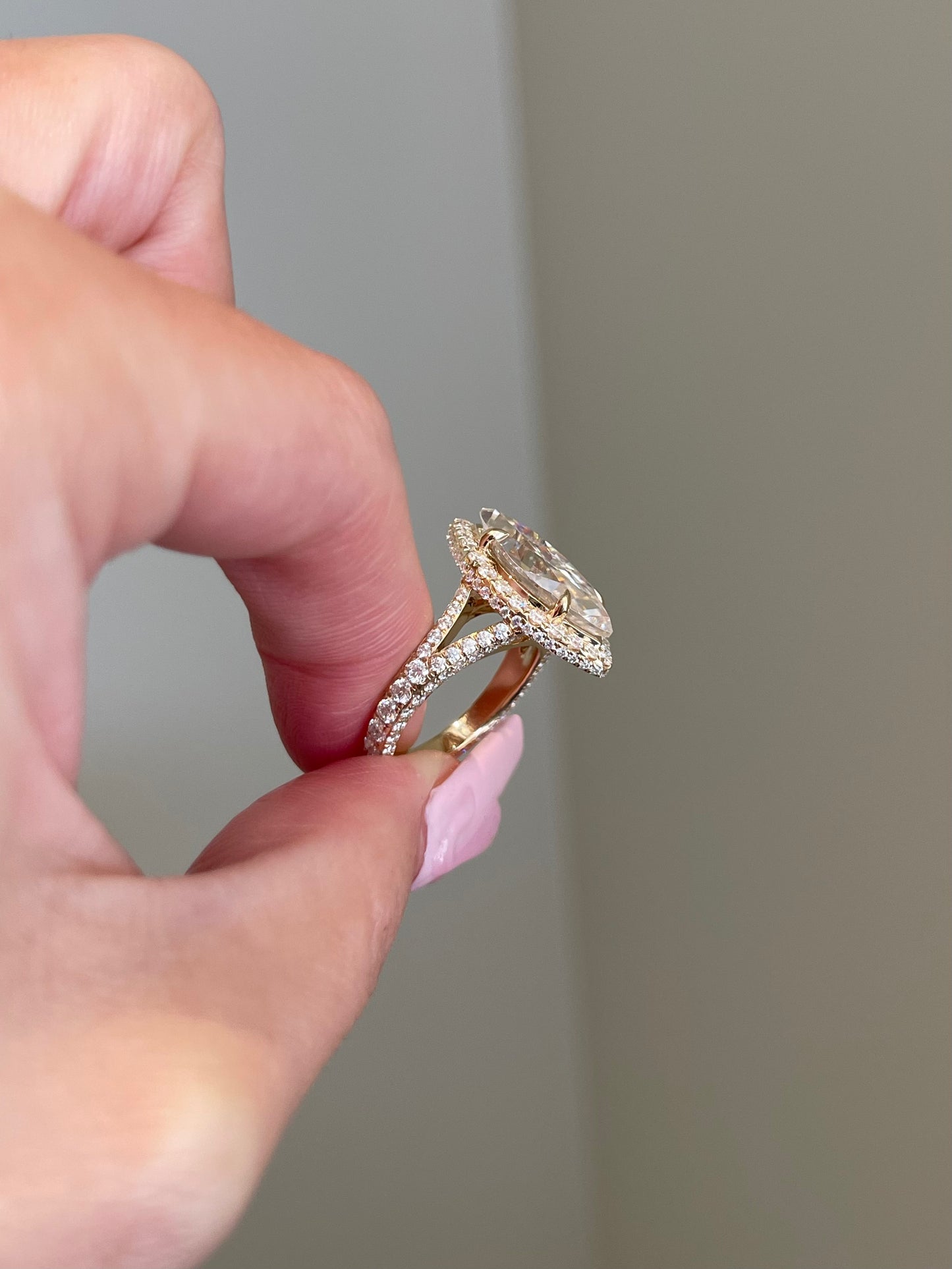 The SHY Signature Ring, 5 Carat, Marquise, Brilliant