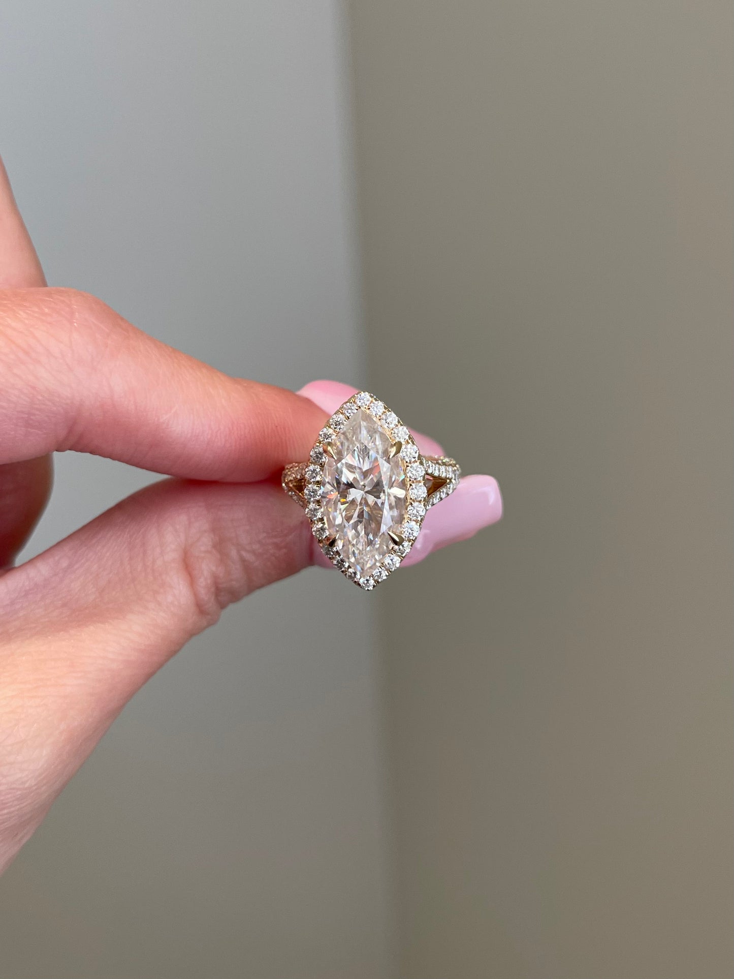 The SHY Signature Ring, 5 Carat, Marquise, Brilliant