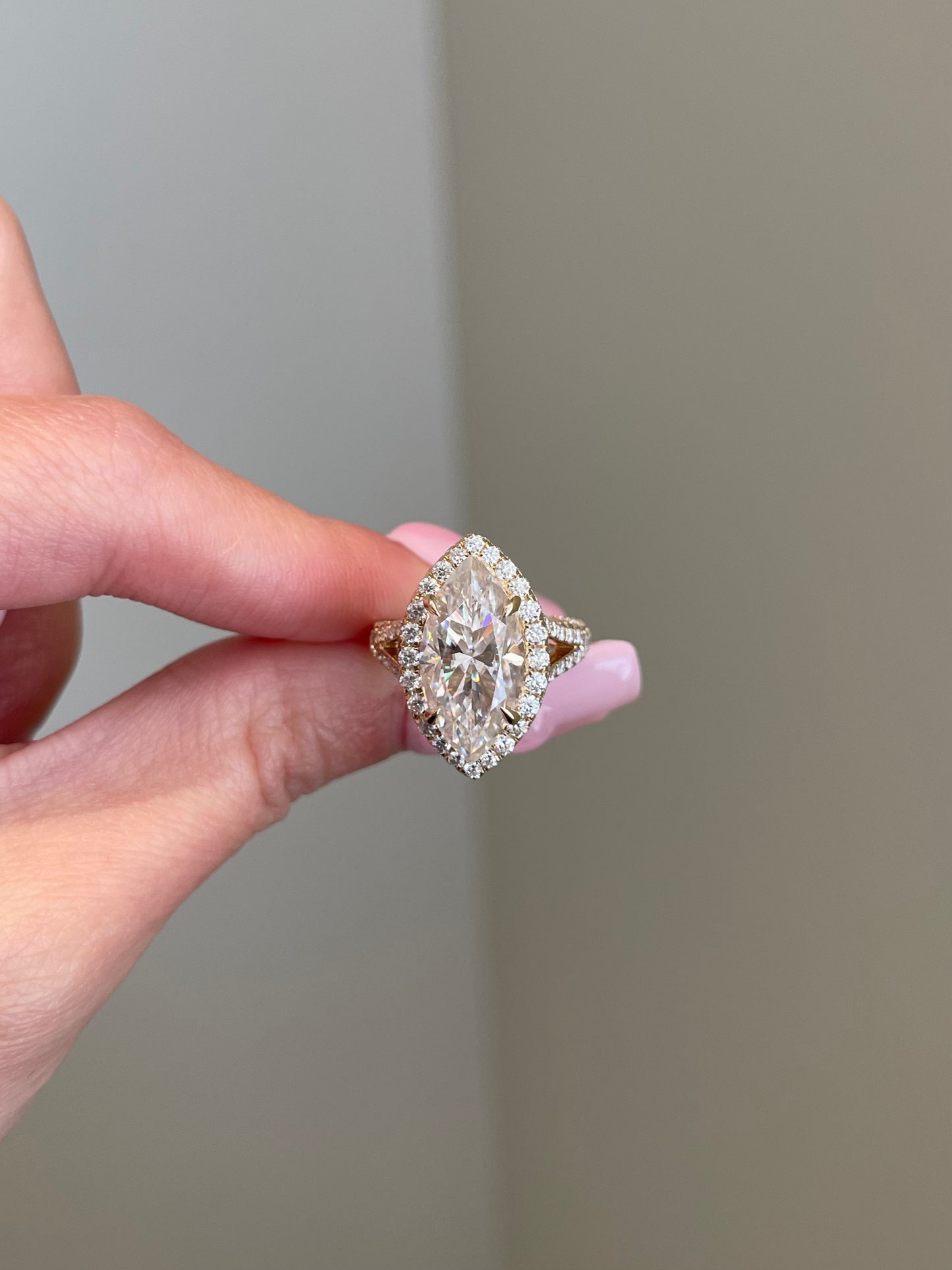 The SHY Signature Ring, 5 Carat, Marquise, Brilliant