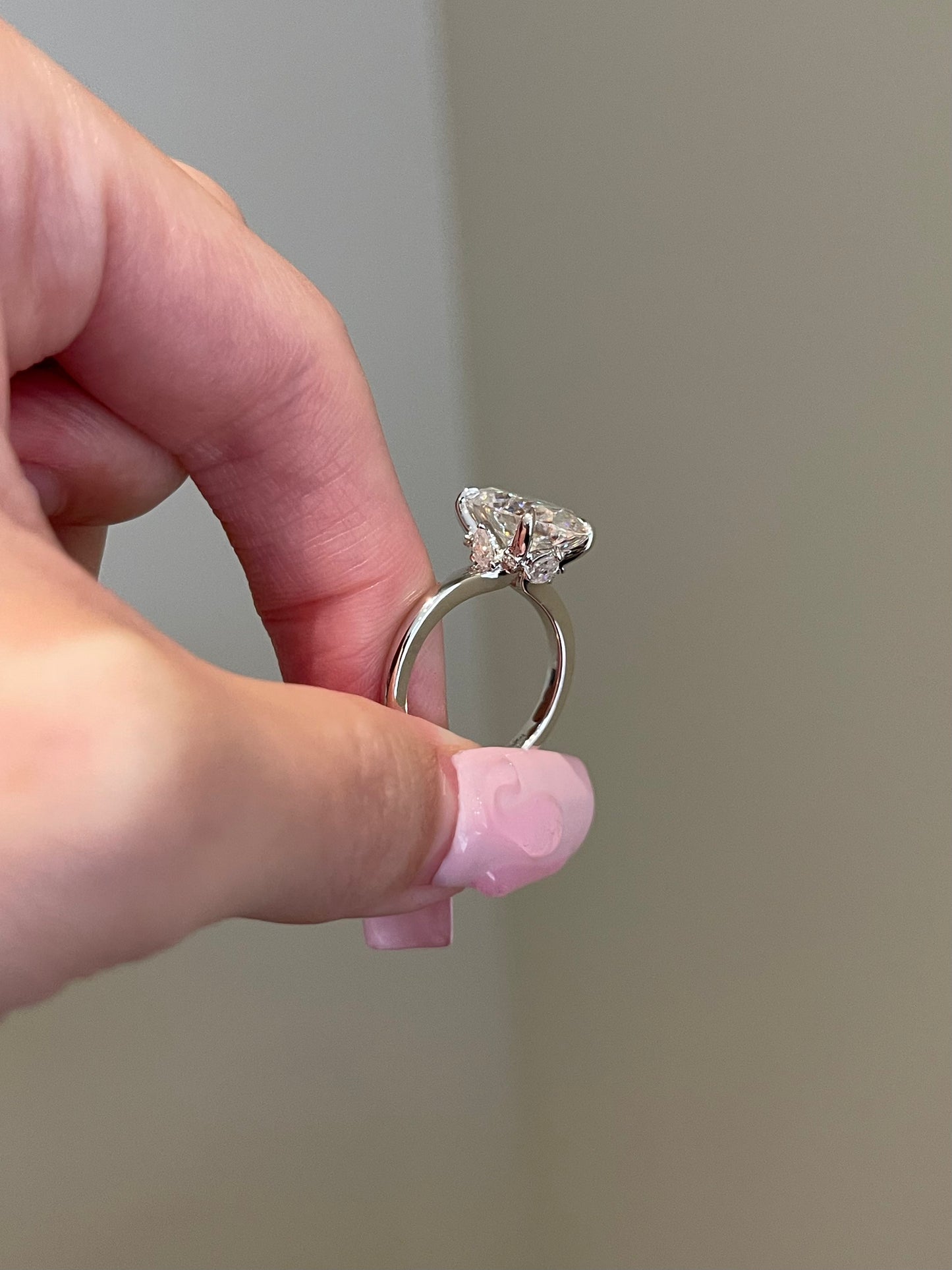 The Marley Ring, 5 Carat, Oval, Brilliant