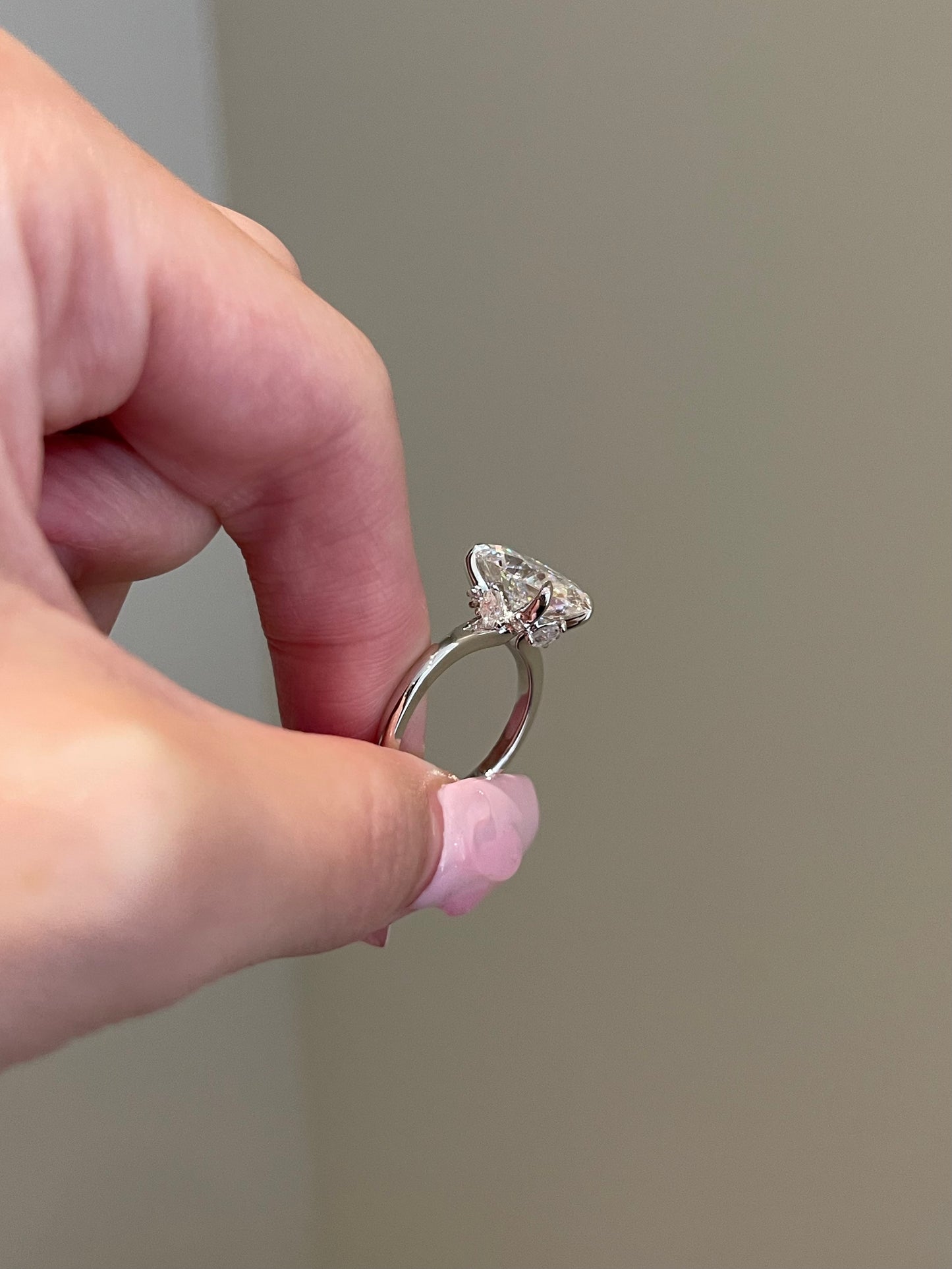 The Marley Ring, 5 Carat, Oval, Brilliant