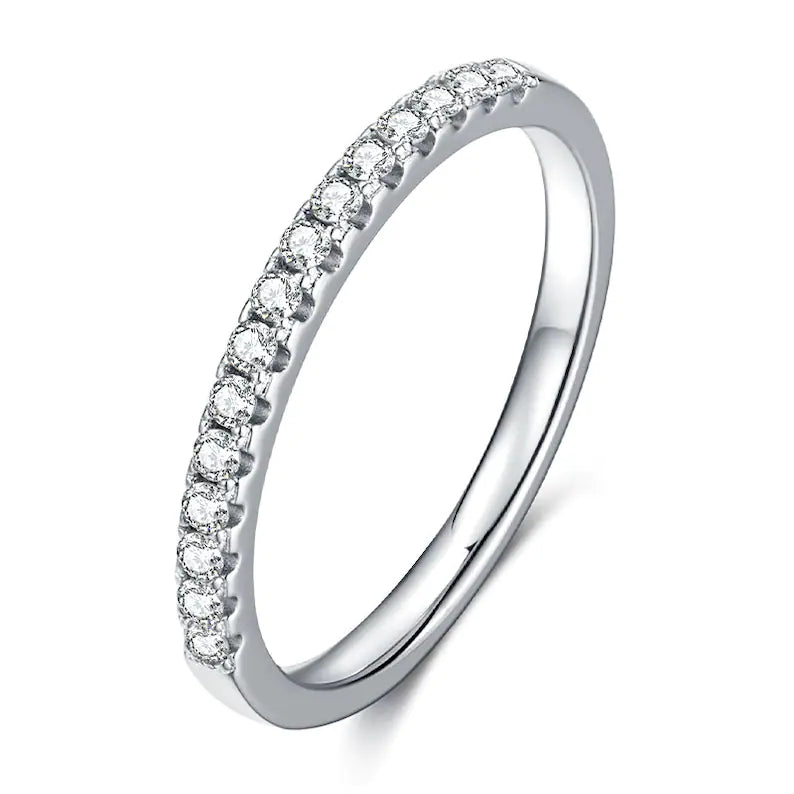 The Sammy Wedding Band, 1.8mm, Round, Brilliant