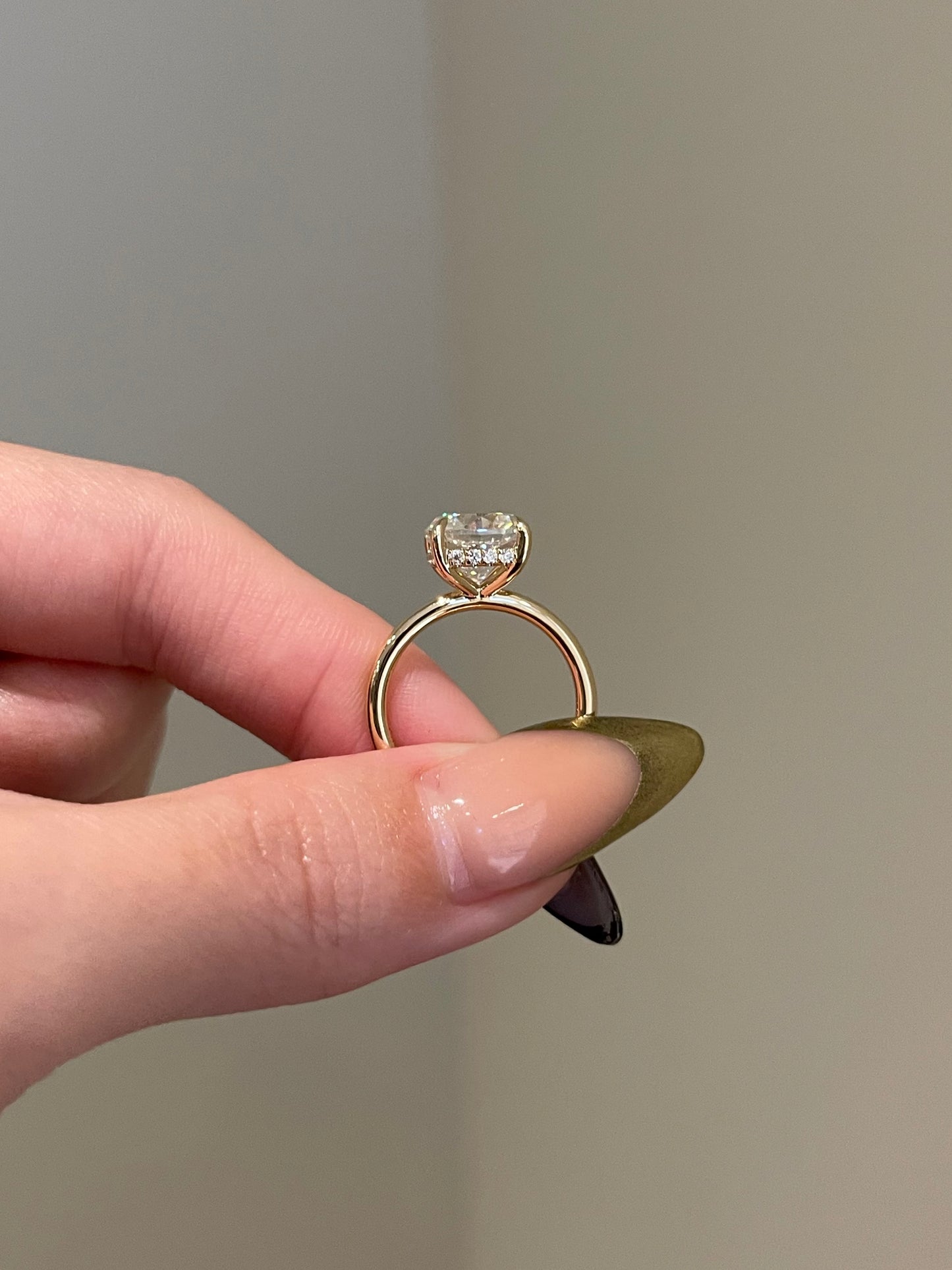 The Rheanna Ring, 3 Carat, Square Cushion, Brilliant