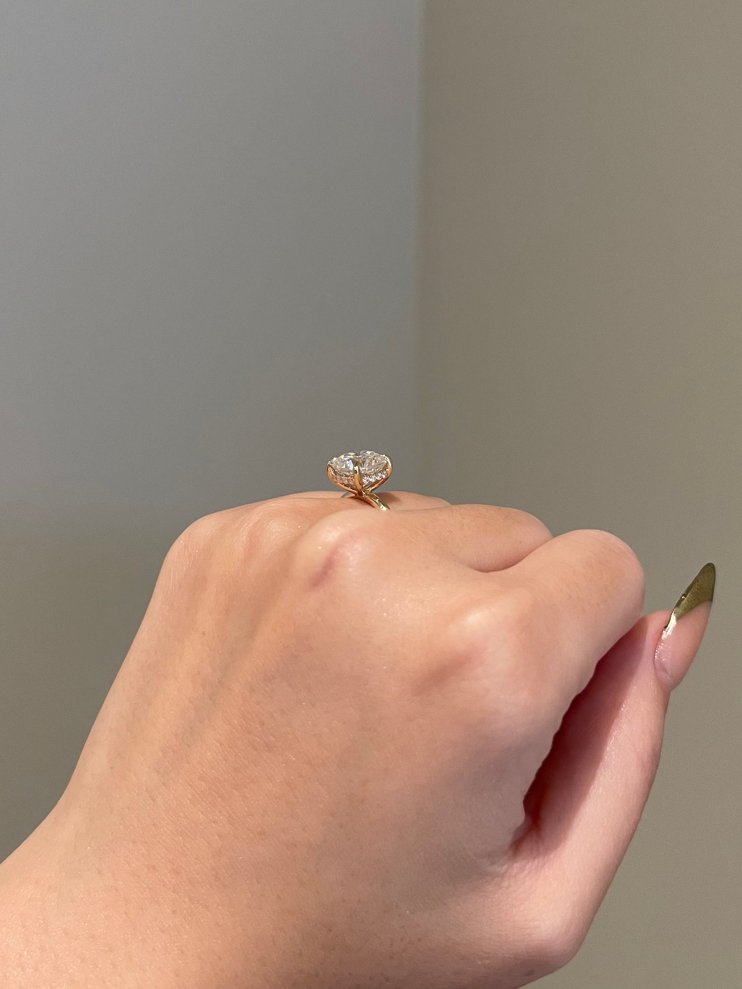 The Rheanna Ring, 3 Carat, Square Cushion, Brilliant