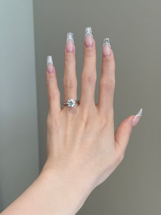 The Tiffany Ring, 1.5 Carat, Round, Brilliant