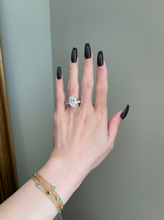 The Selena Ring, 5 Carat, Oval, Brilliant