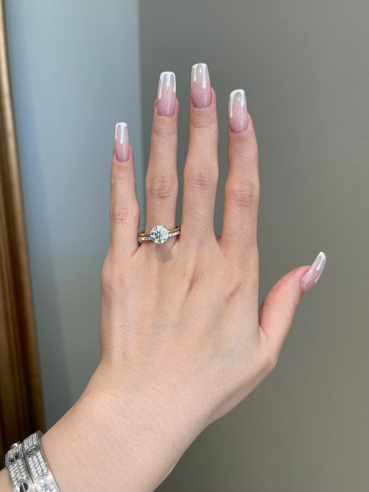 The Savannah Ring, 1.75 Carat, Round, Brilliant