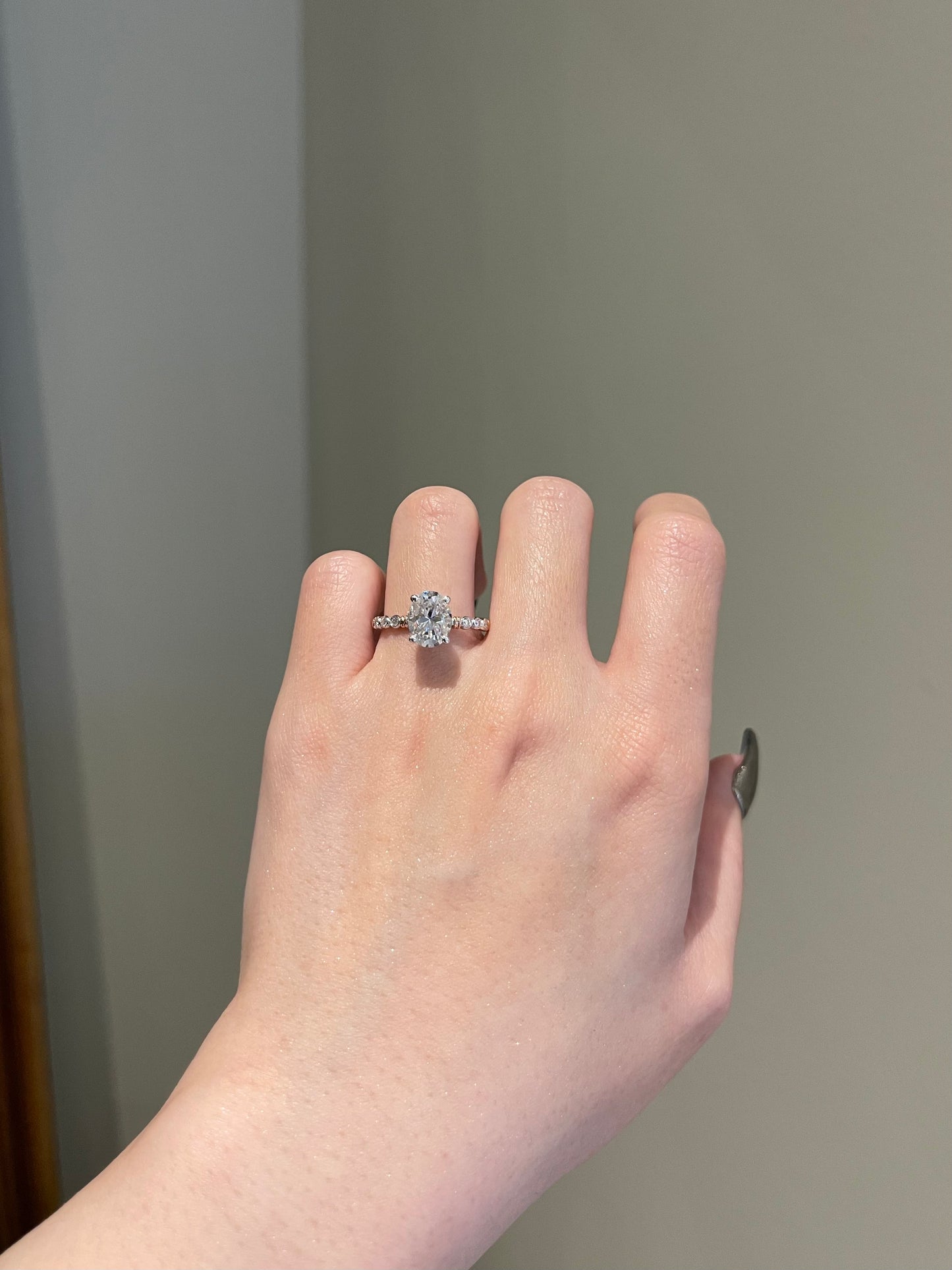 The Vanessa Ring, 2 Carat, Oval, Brilliant