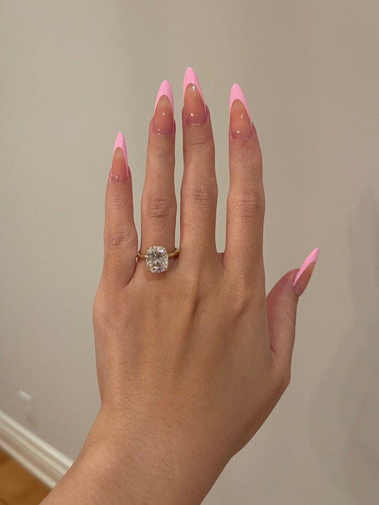 The Rheanna Ring, 4.5 Carat, Cushion, Brilliant