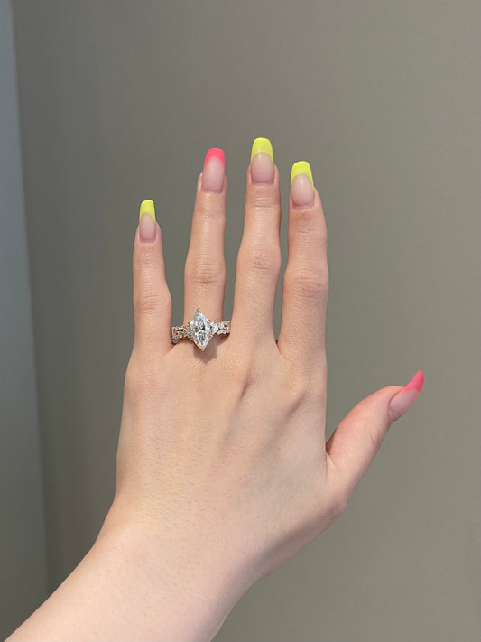 The SHY Designer’s Ring, 3 Carat, Marquise, Brilliant