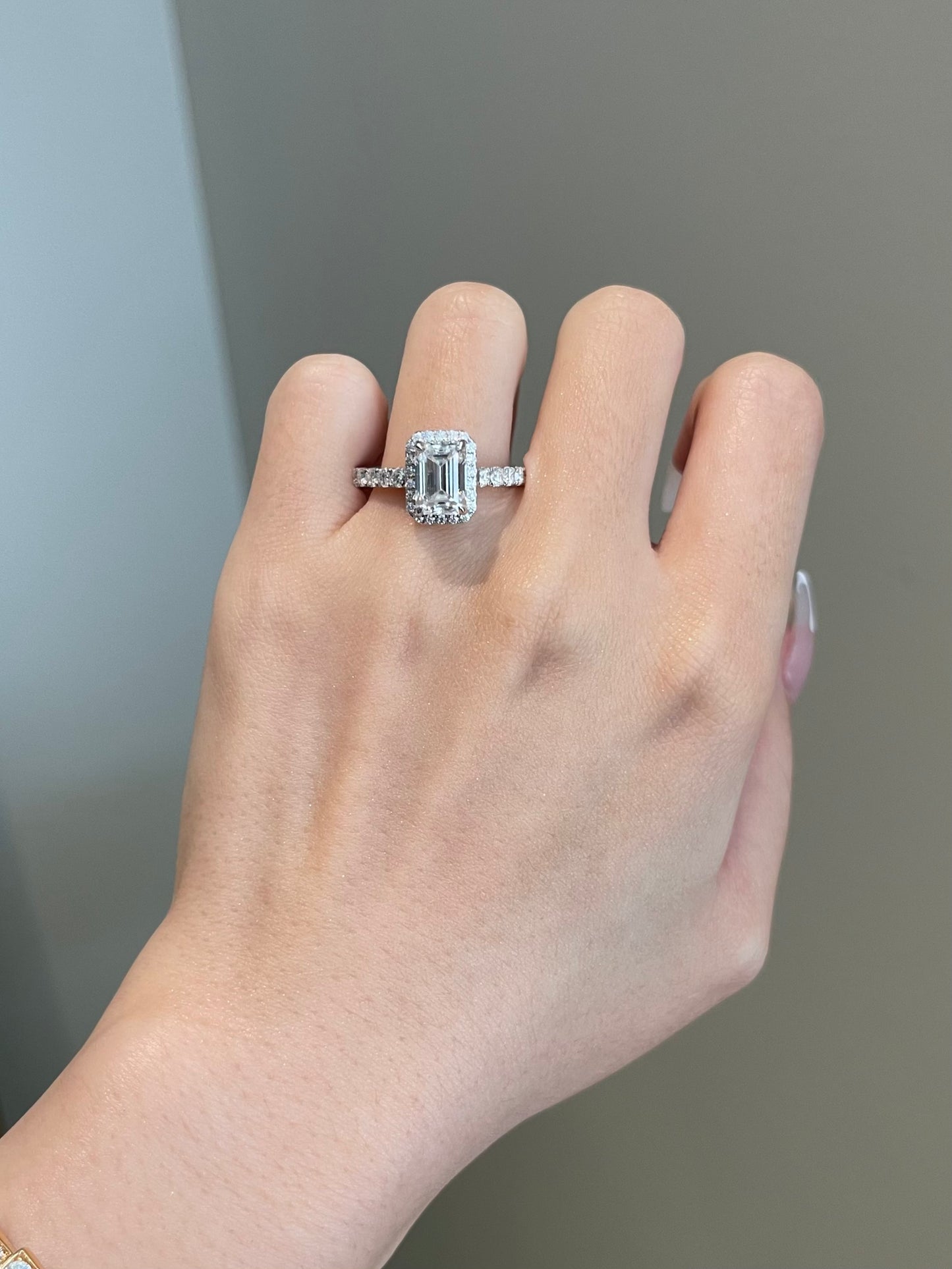 The Hilary Ring, 2.2 Carat, Emerald, Step Cut