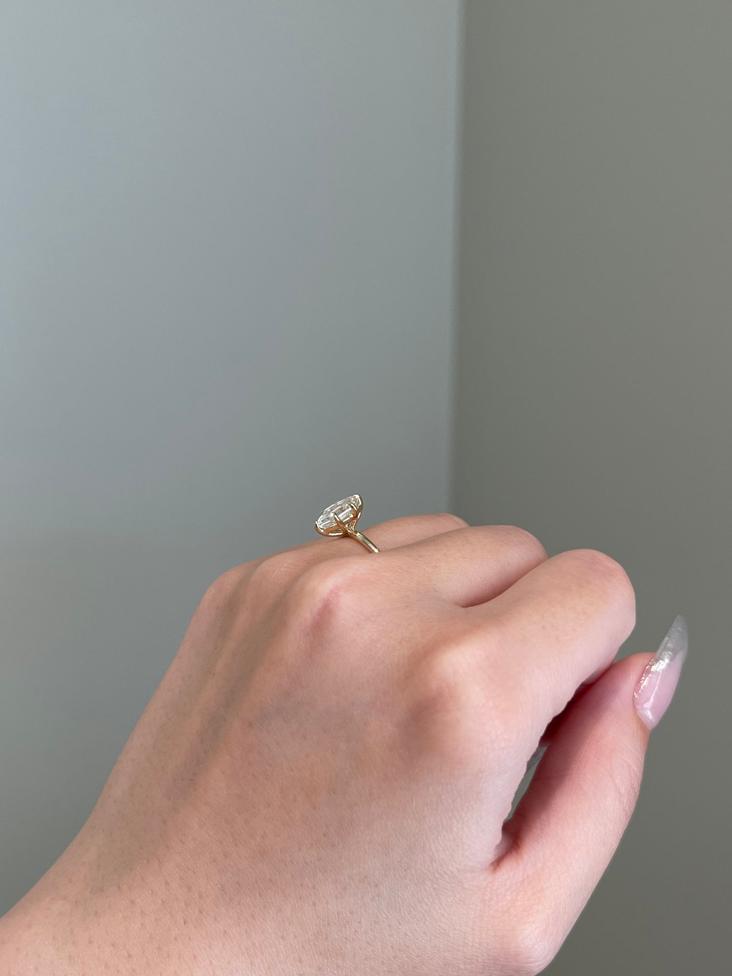 The Savannah Ring, 2.5 Carat, Hexagon, Step Cut