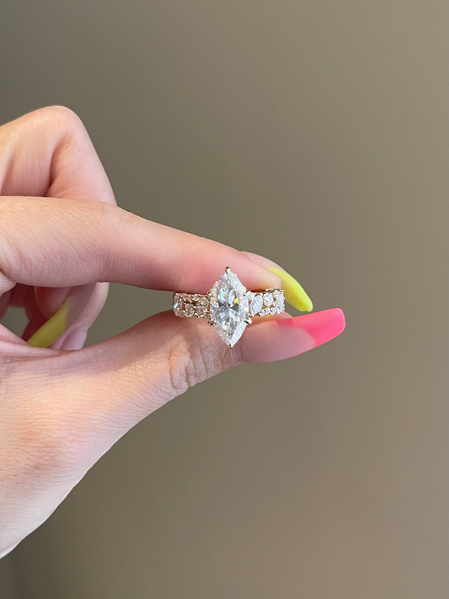 The SHY Designer’s Ring, 3 Carat, Marquise, Brilliant
