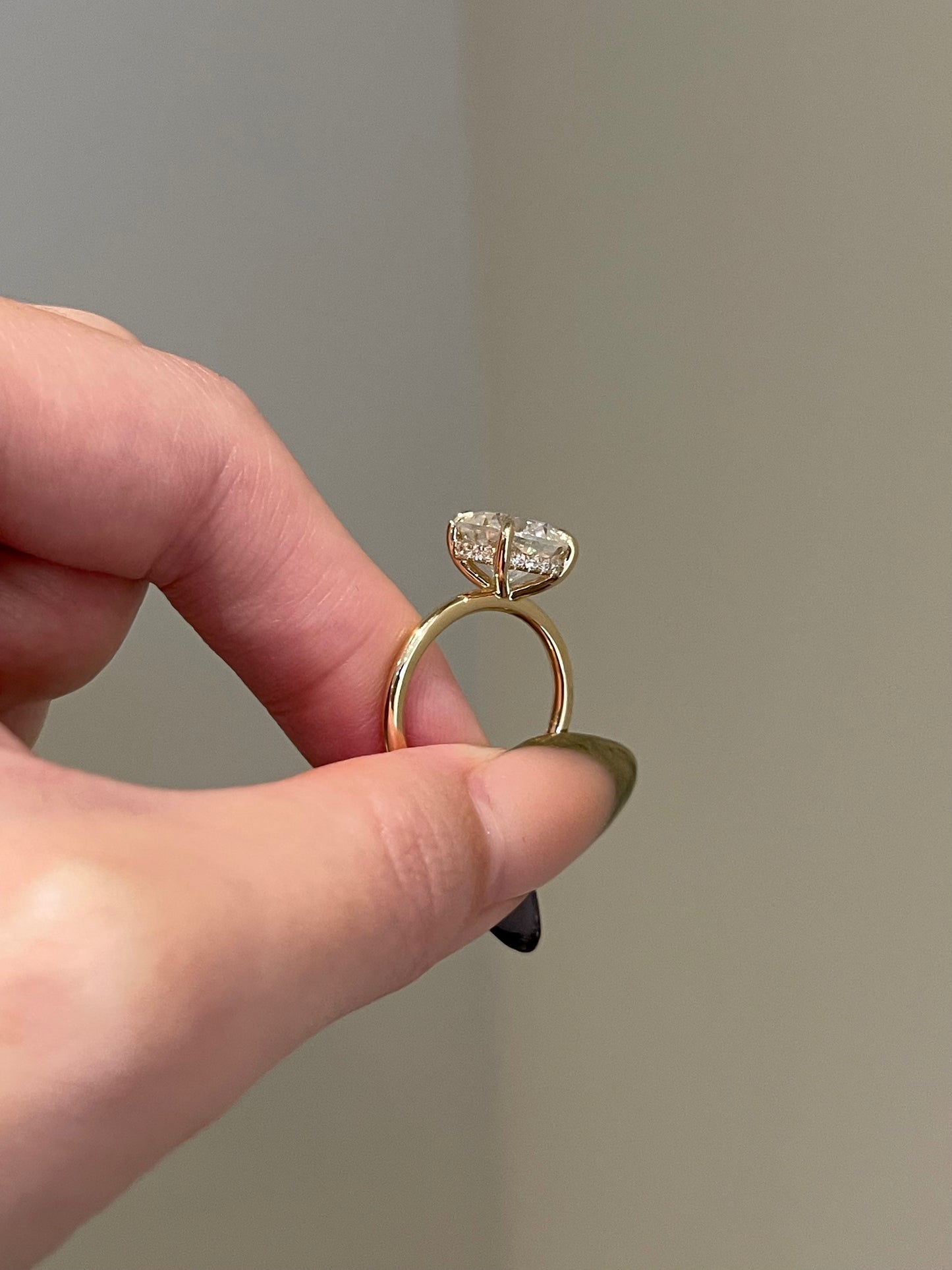 The Rheanna Ring, 3 Carat, Square Cushion, Brilliant