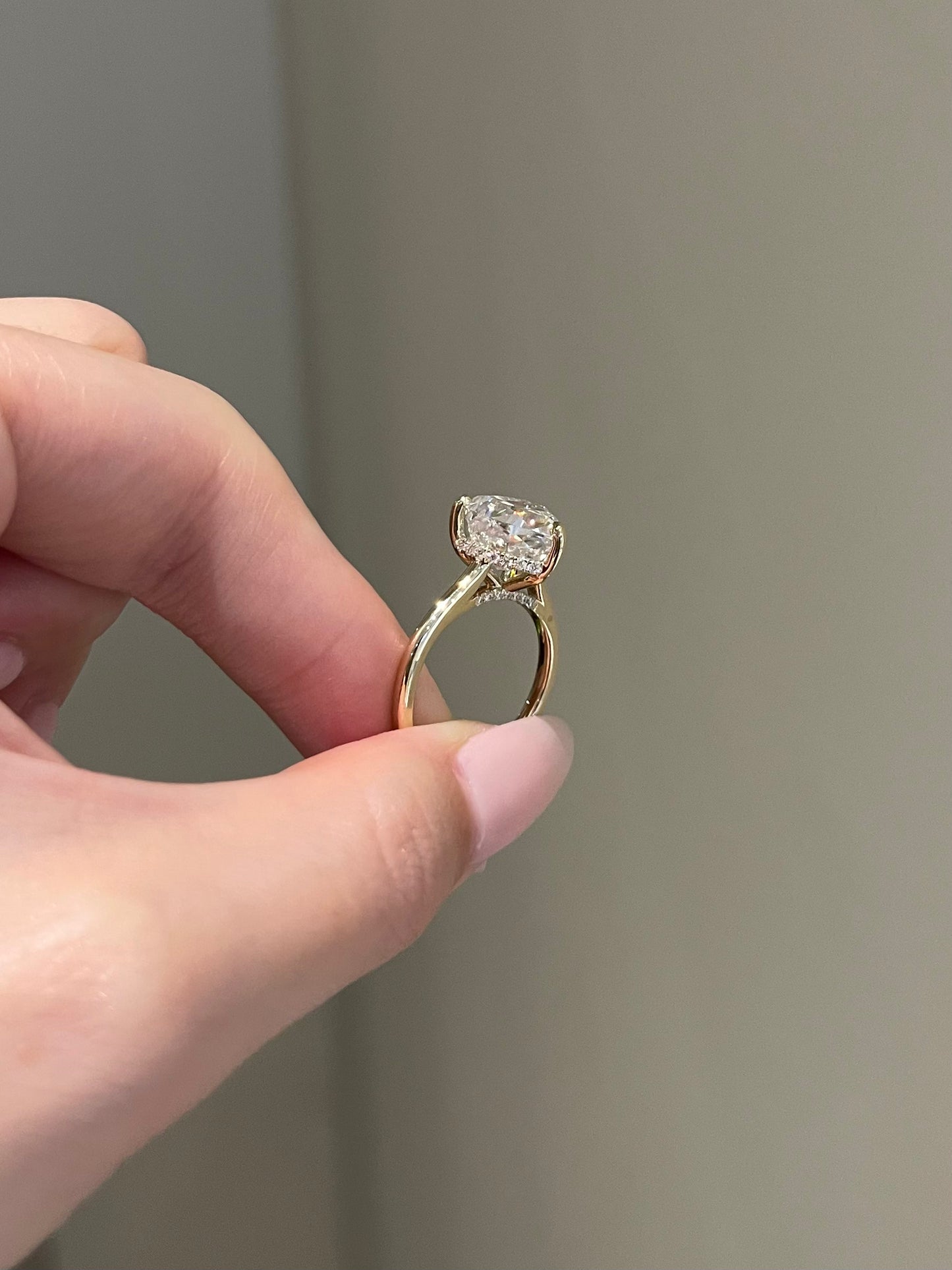 The Serena Ring, 3 Carat, Heart, Crushed Ice