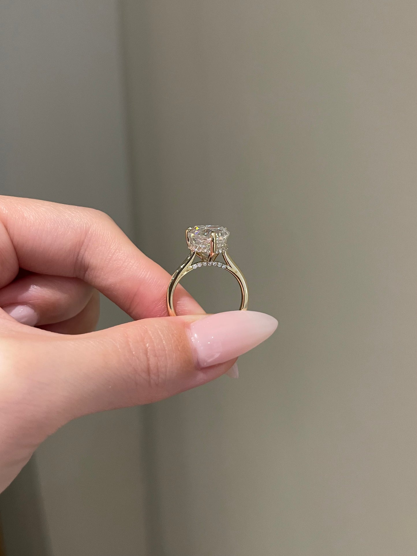 The Serena Ring, 3 Carat, Heart, Crushed Ice