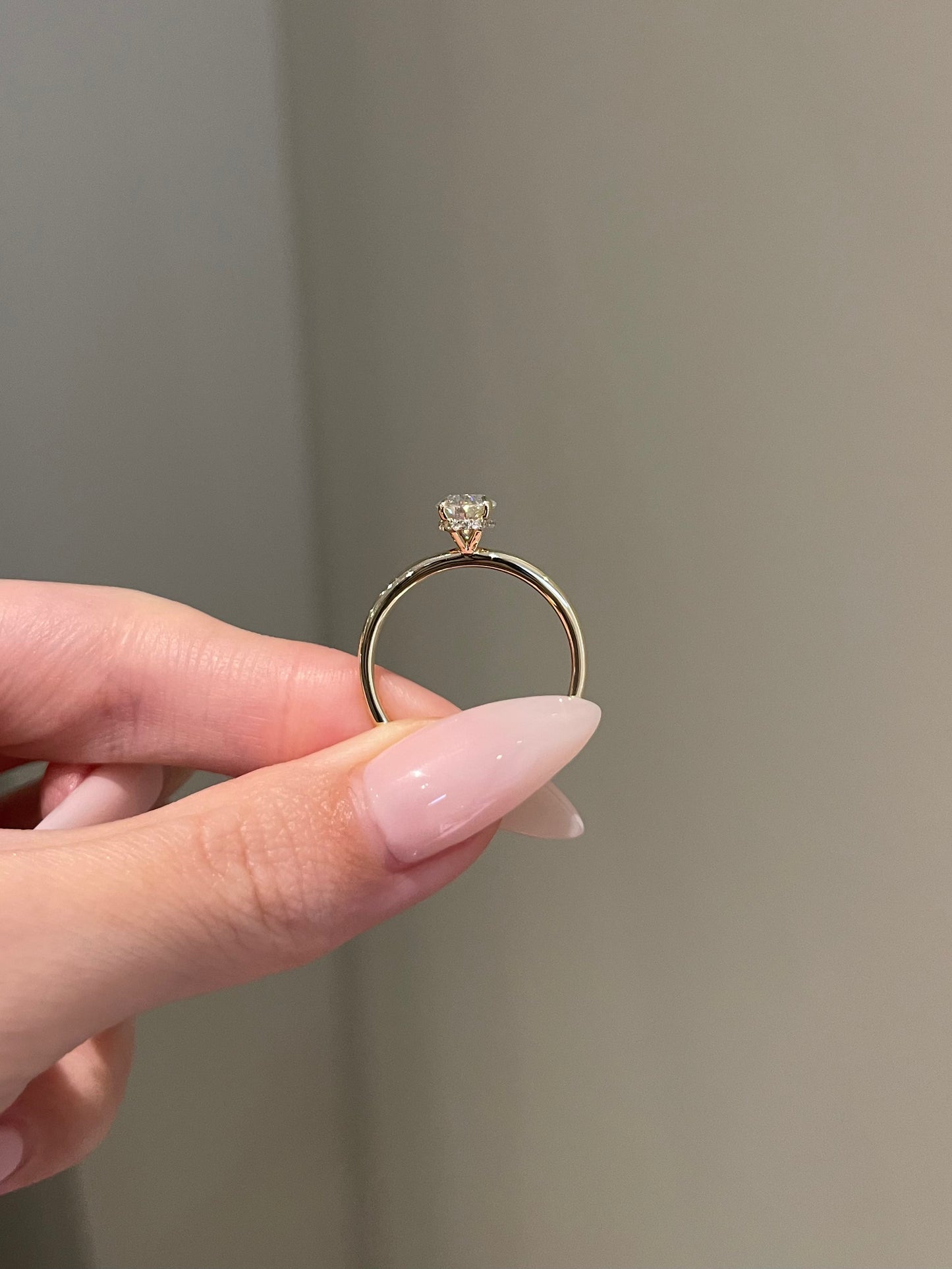The Rheanna Ring, 2 Carat, Elongated Oval, Brilliant