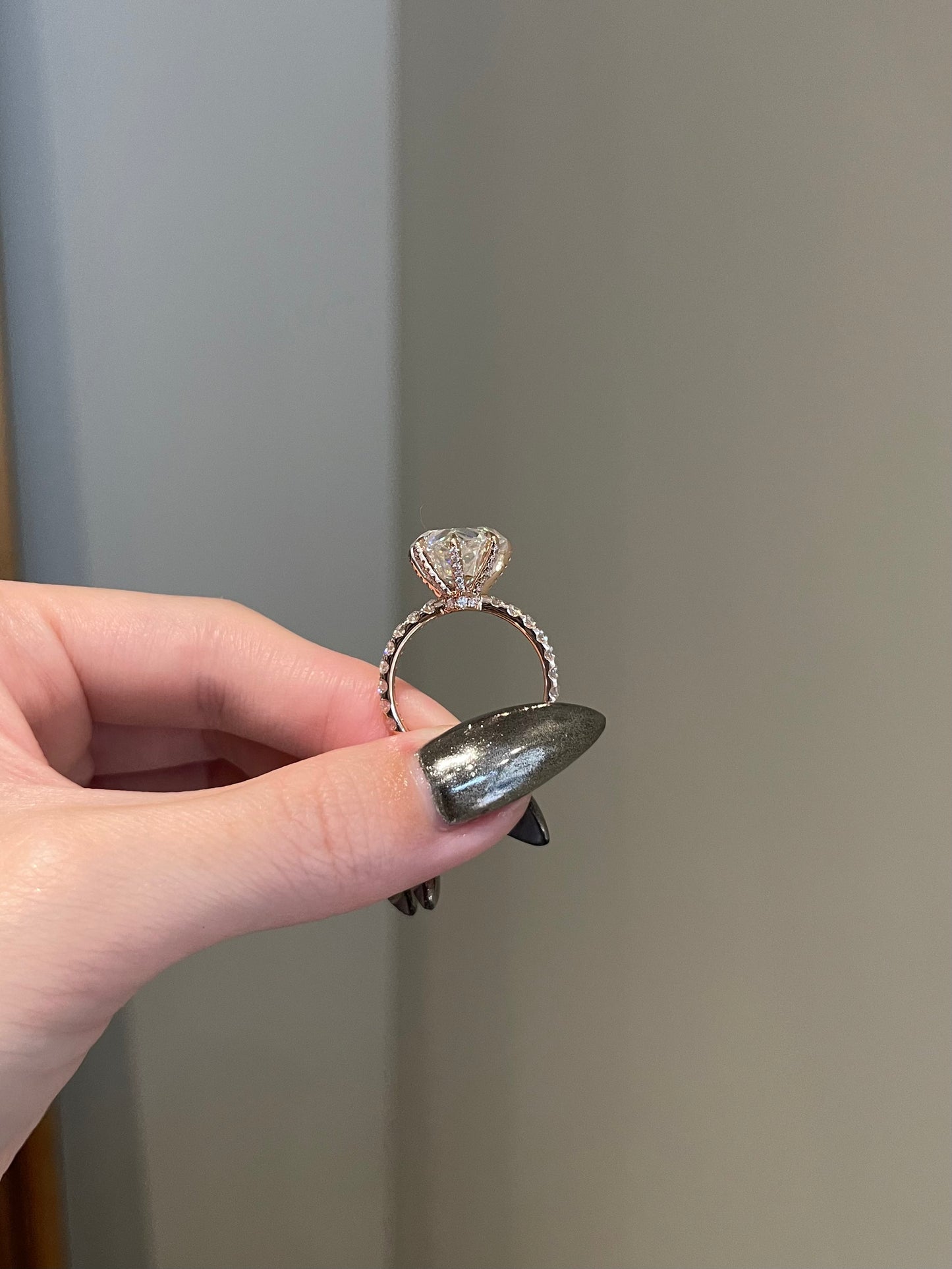 The Gaga Ring, 7 Carat, Heart, Crushed Ice
