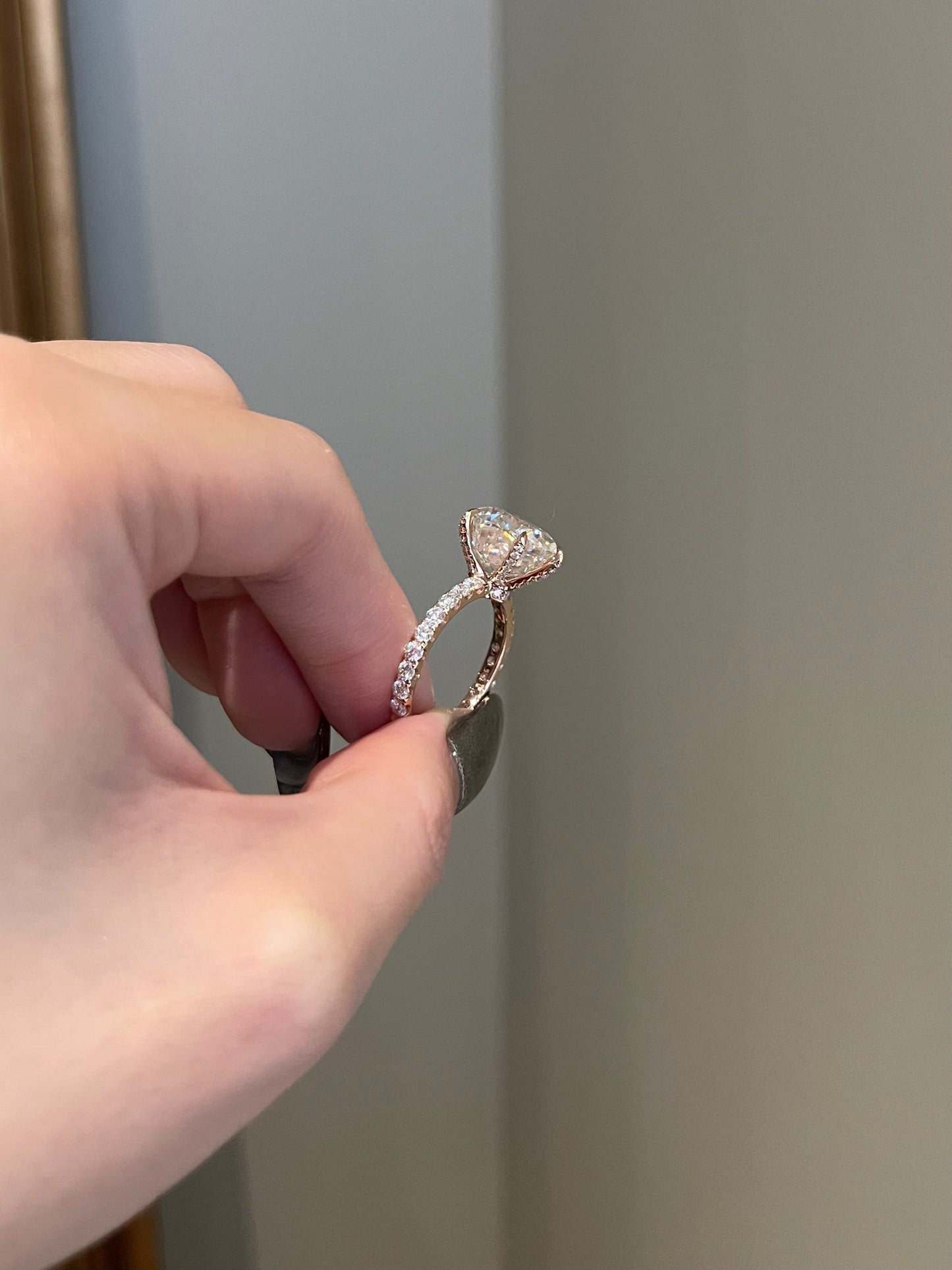 The Gaga Ring, 7 Carat, Heart, Crushed Ice
