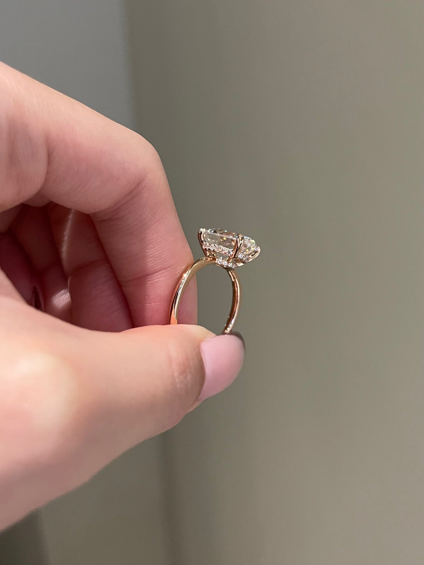 The Hailey Ring, 5 Carat, Oval, Brilliant