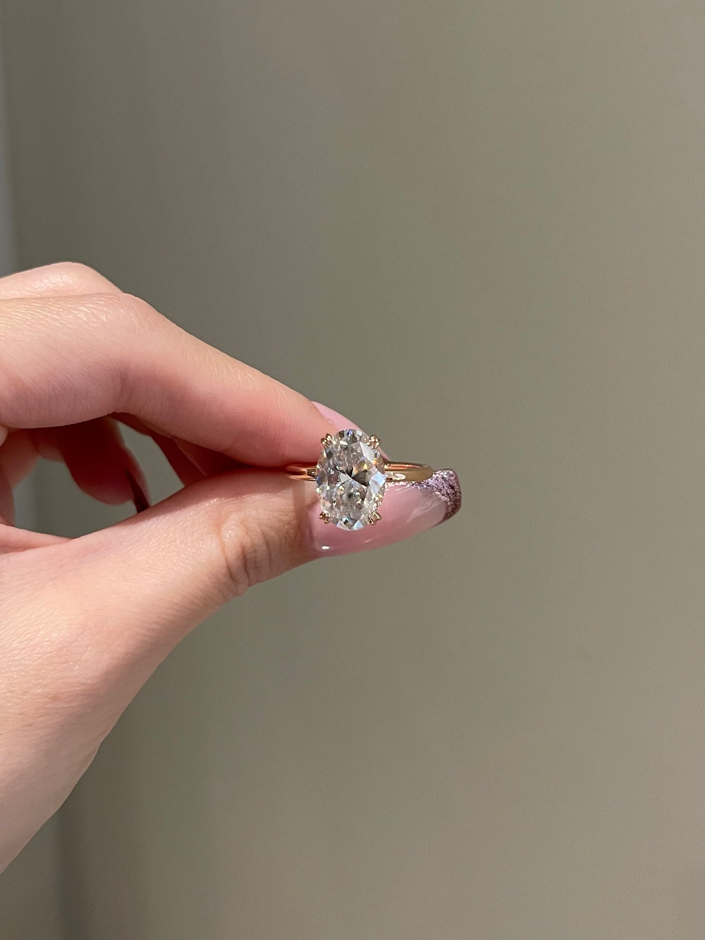 The Hailey Ring, 5 Carat, Oval, Brilliant