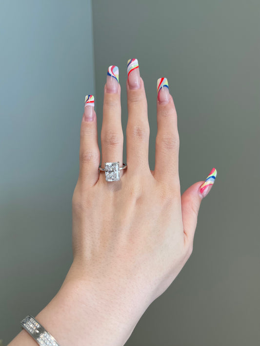 The Rheanna Ring, 6 Carat, Radiant, Brilliant