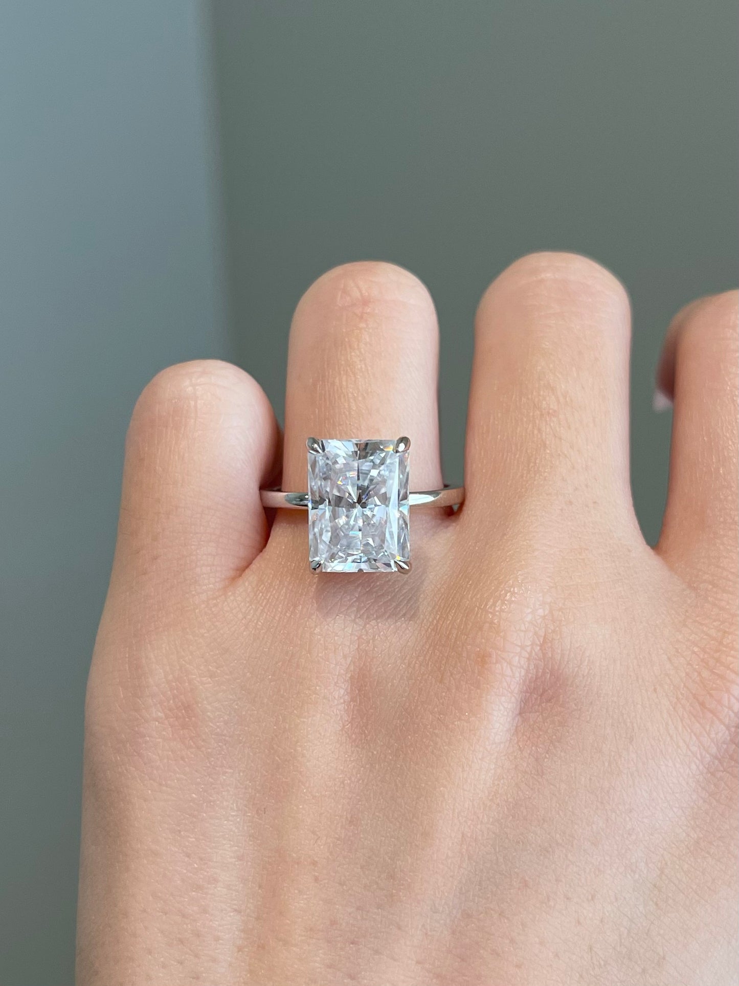 The Rheanna Ring, 6 Carat, Radiant, Brilliant