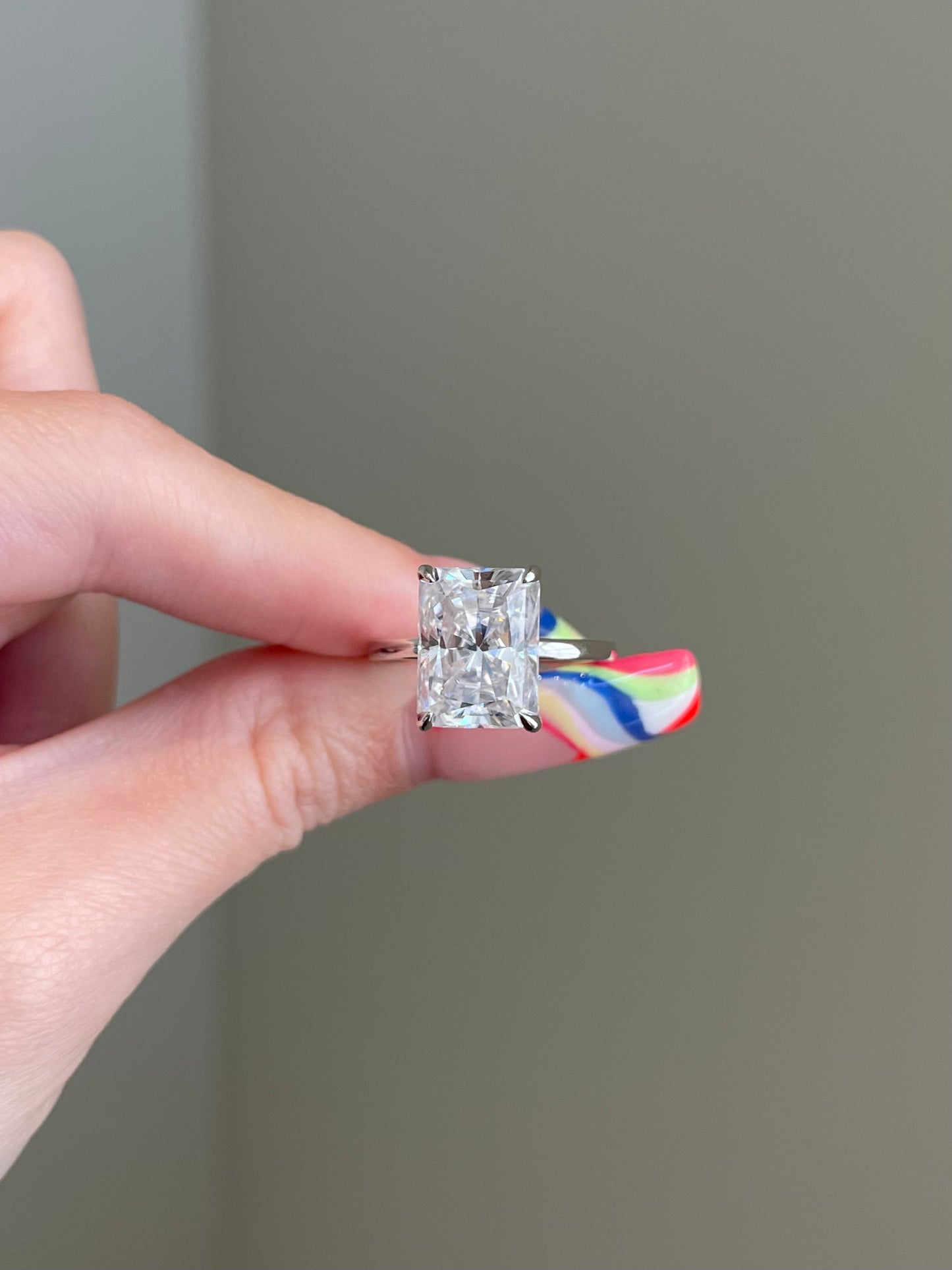 The Rheanna Ring, 6 Carat, Radiant, Brilliant
