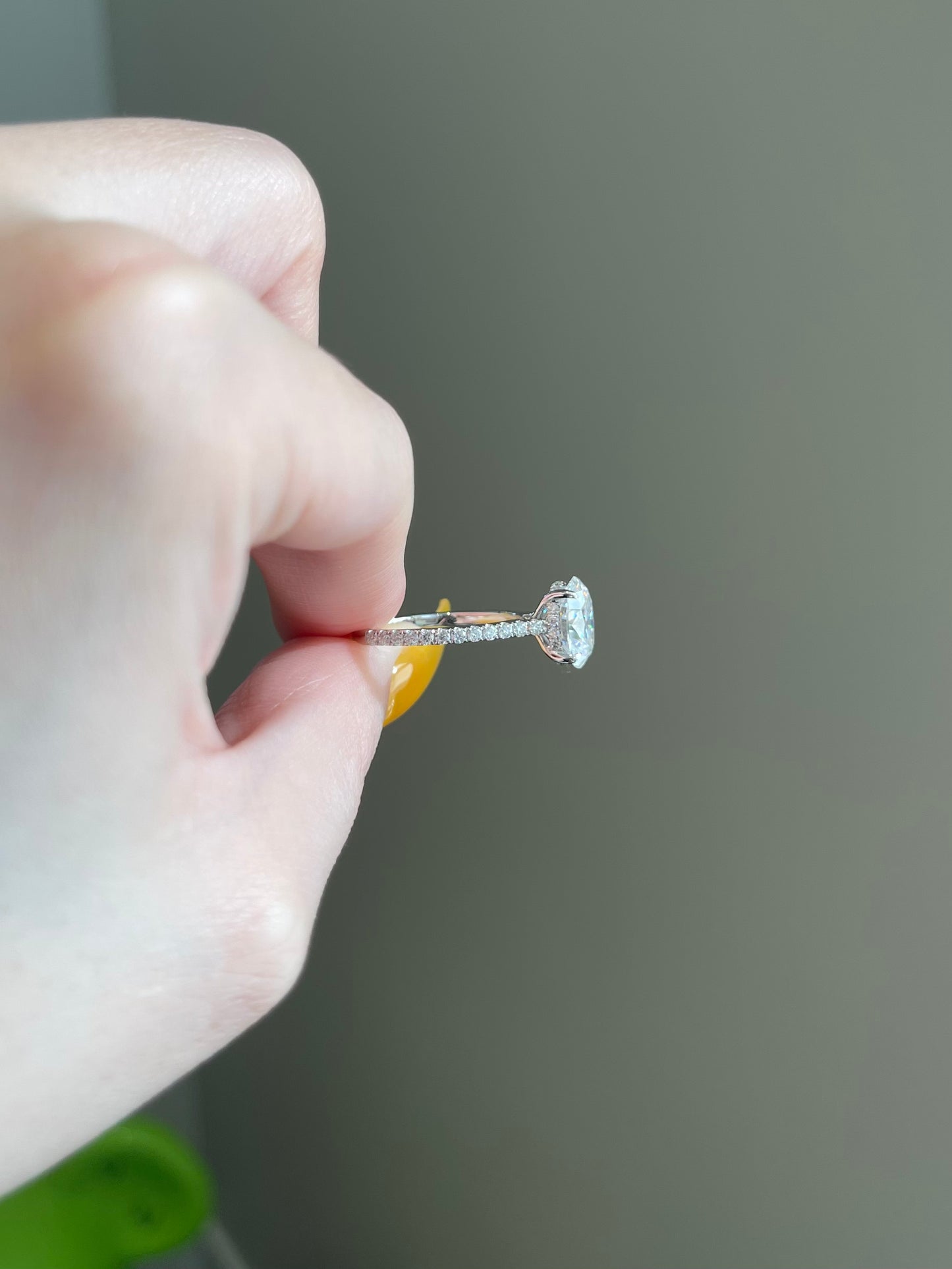 The Ellie Ring, 3 Carat, Oval, Brilliant