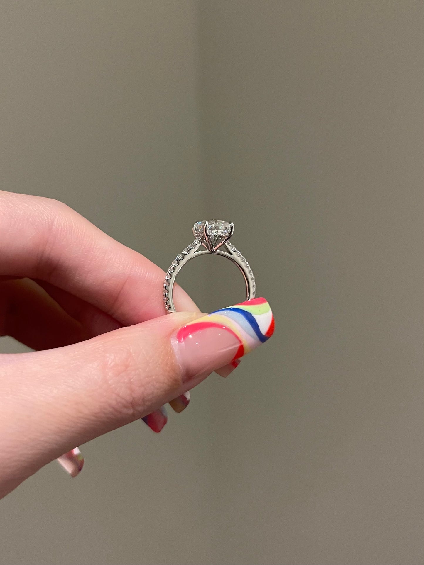 The Ellie Ring, 2.5 Carat, Elongated Radiant, Brilliant