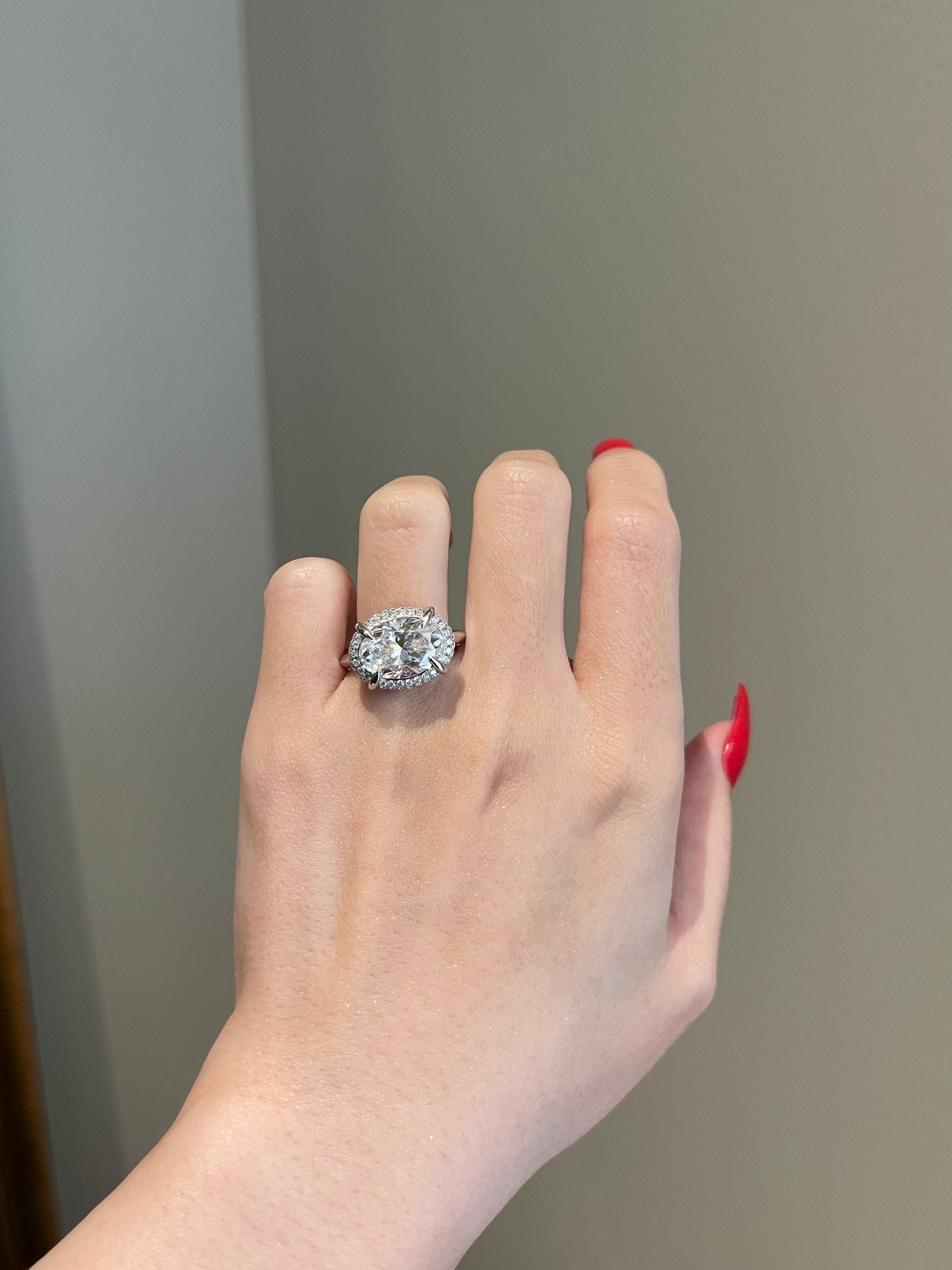 The Georgina Ring, 5 Carat, Oval, Brilliant