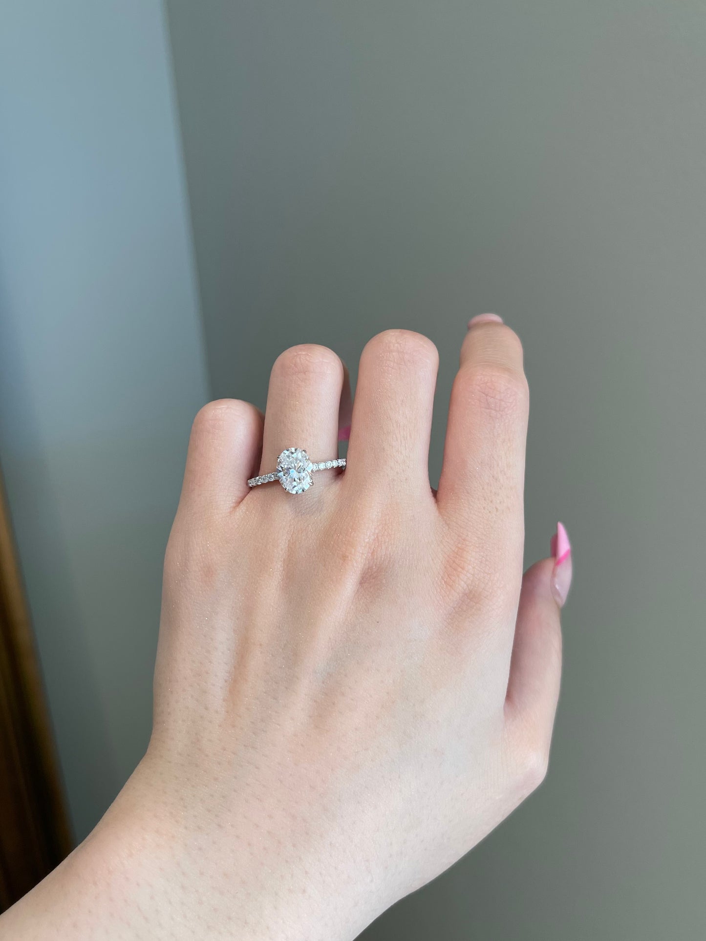 The Lilian Ring, 2 Carat, Oval, Brilliant