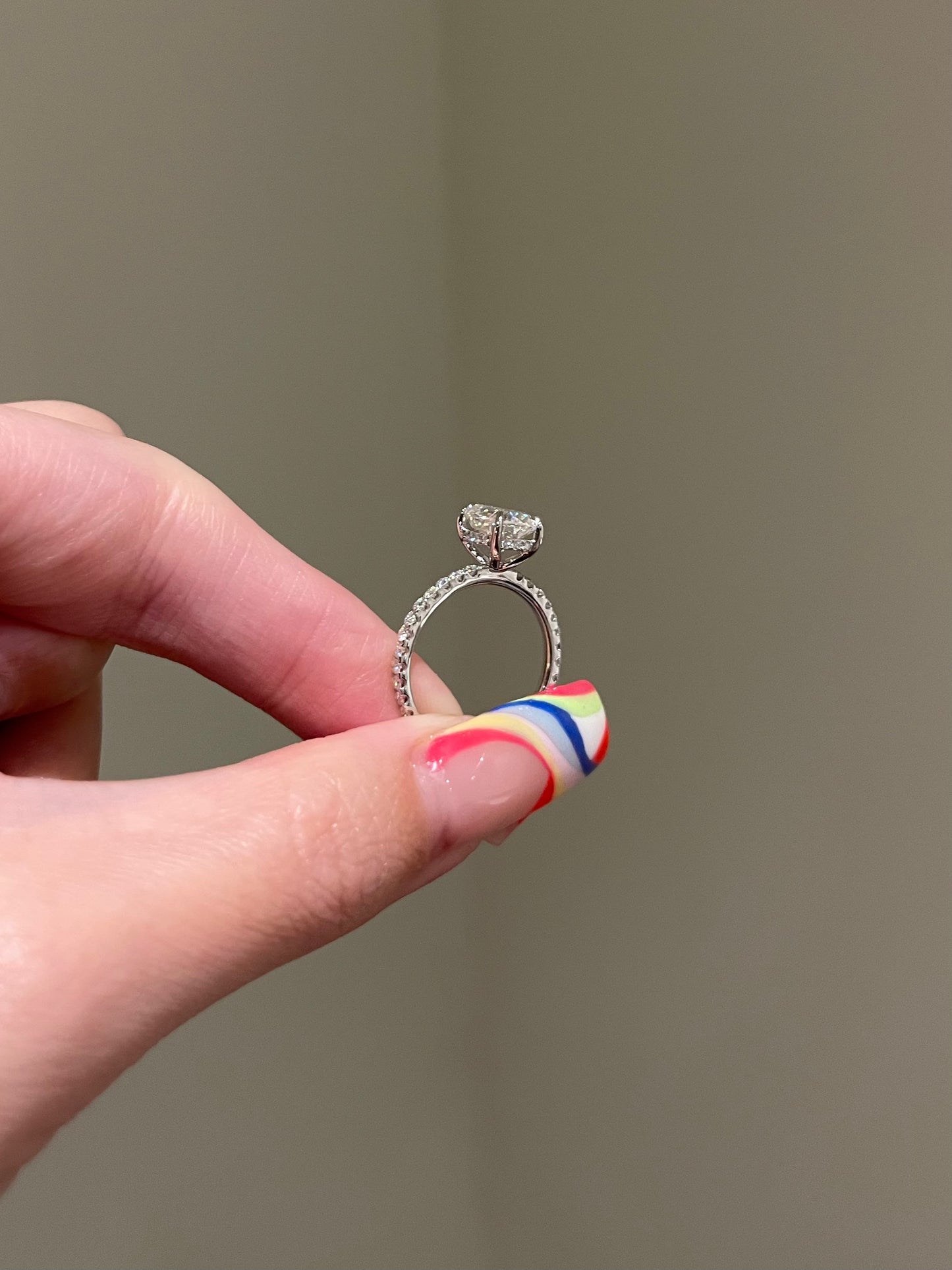 The Priscilla Ring, 2 Carat, Elongated , Brilliant