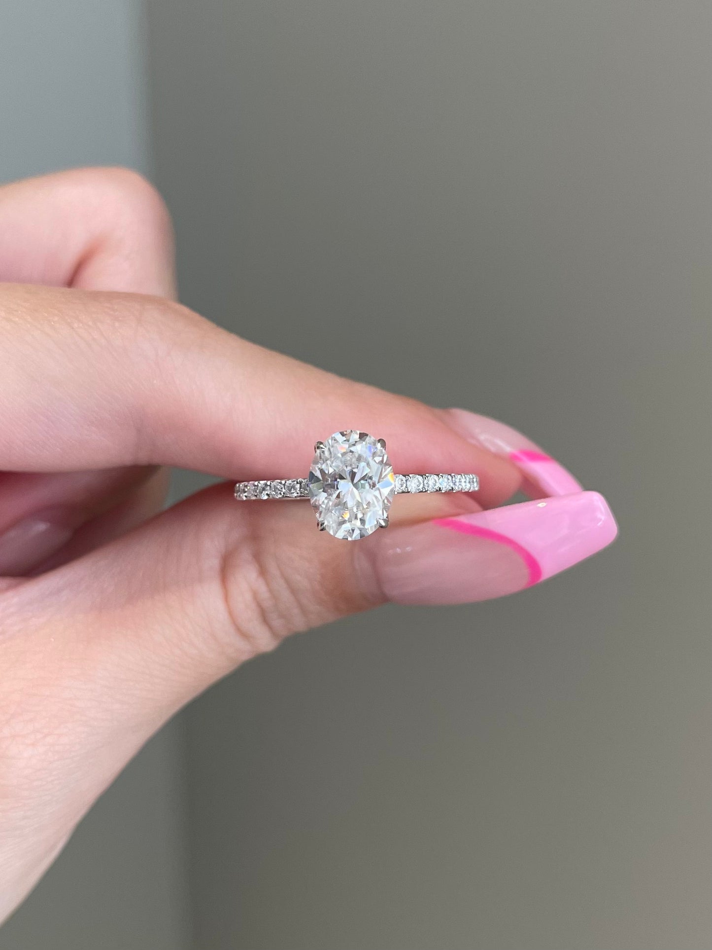 The Lilian Ring, 2 Carat, Oval, Brilliant