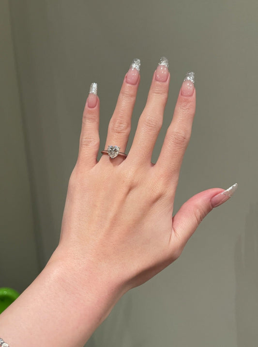 The Savannah Ring, 2 Carat, Heart, Brilliant