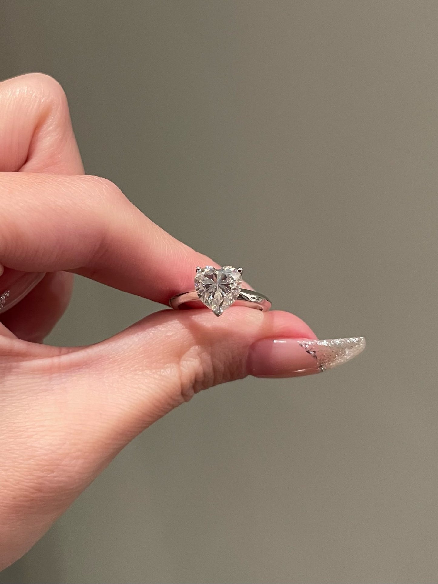 The Savannah Ring, 2 Carat, Heart, Brilliant