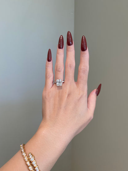 The Priscilla Ring, 4 Carat, Radiant, Brilliant