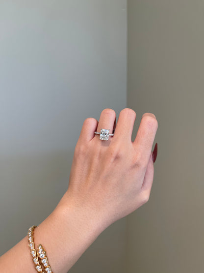 The Priscilla Ring, 4 Carat, Radiant, Brilliant