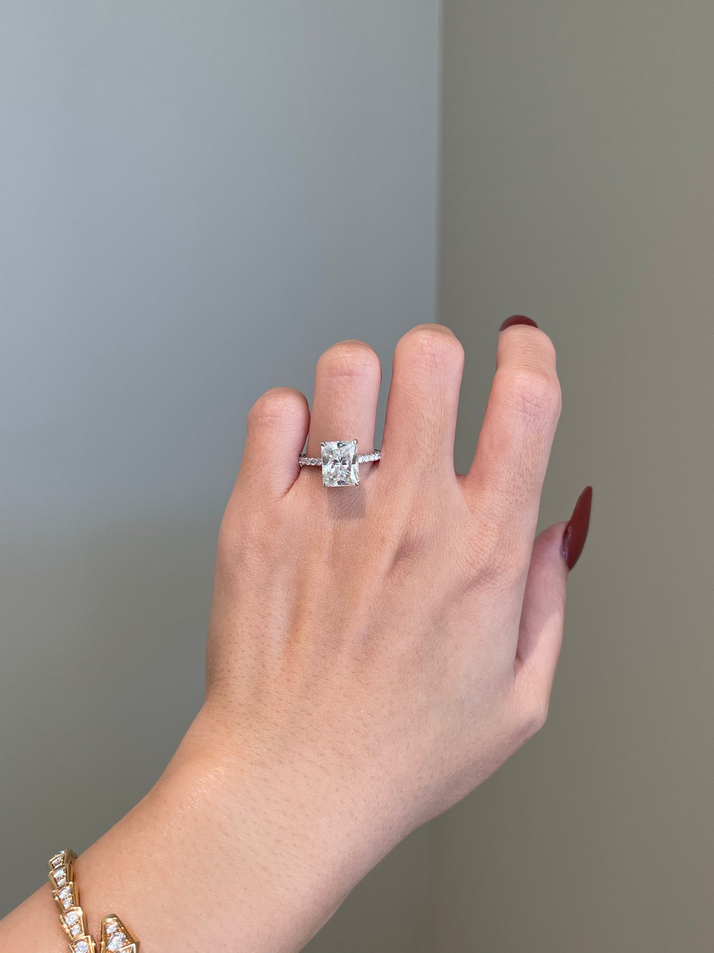 The Priscilla Ring, 4 Carat, Radiant, Brilliant