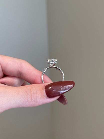 The Priscilla Ring, 4 Carat, Radiant, Brilliant