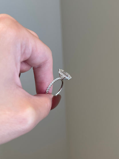 The Priscilla Ring, 4 Carat, Radiant, Brilliant