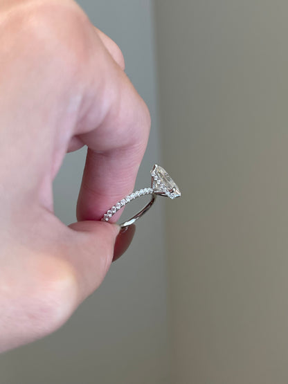 The Priscilla Ring, 4 Carat, Radiant, Brilliant